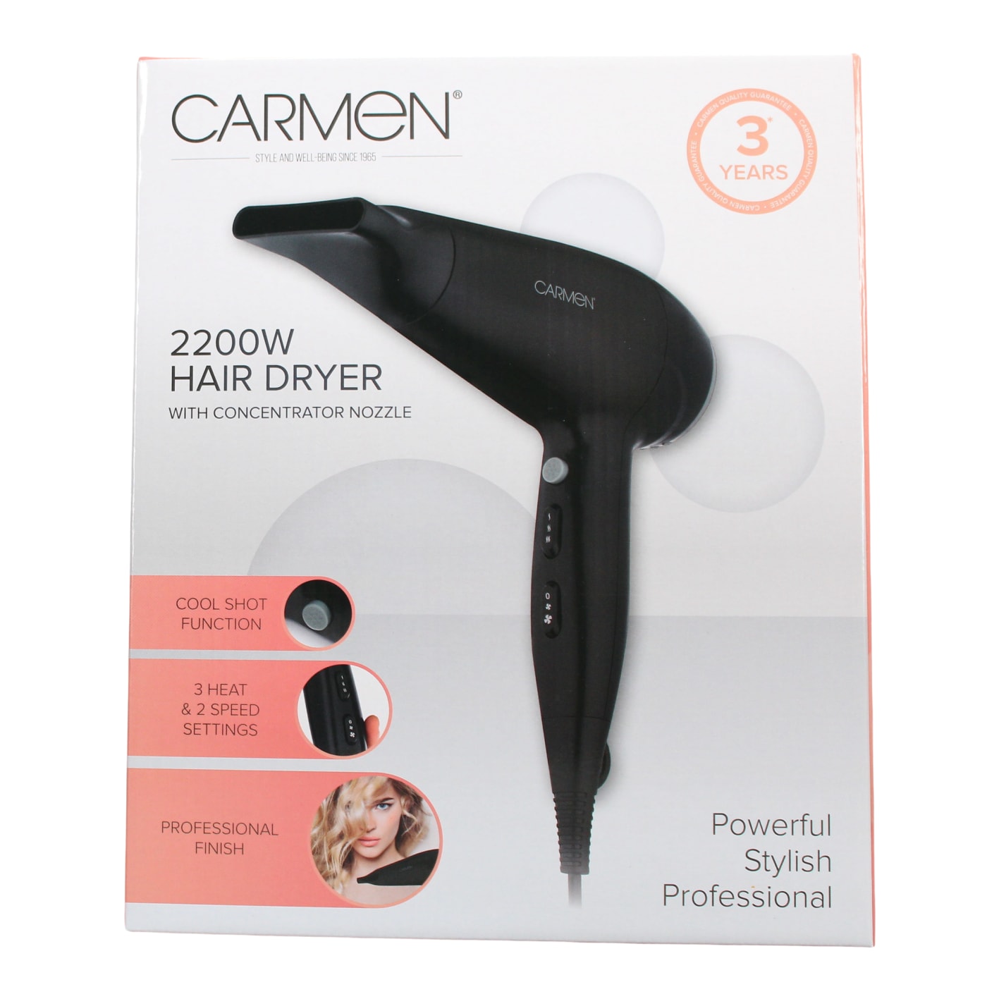 Carmen 2200W Hair Dryer