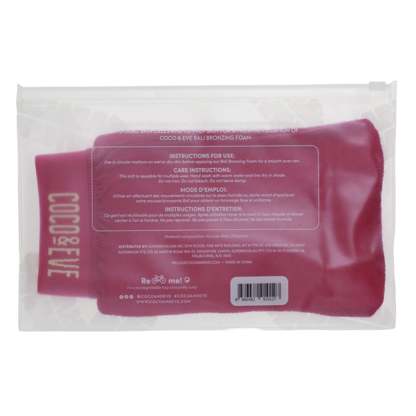 COCO & EVE SUNNY HONEY EXPRESS EXFOLIATING MITT