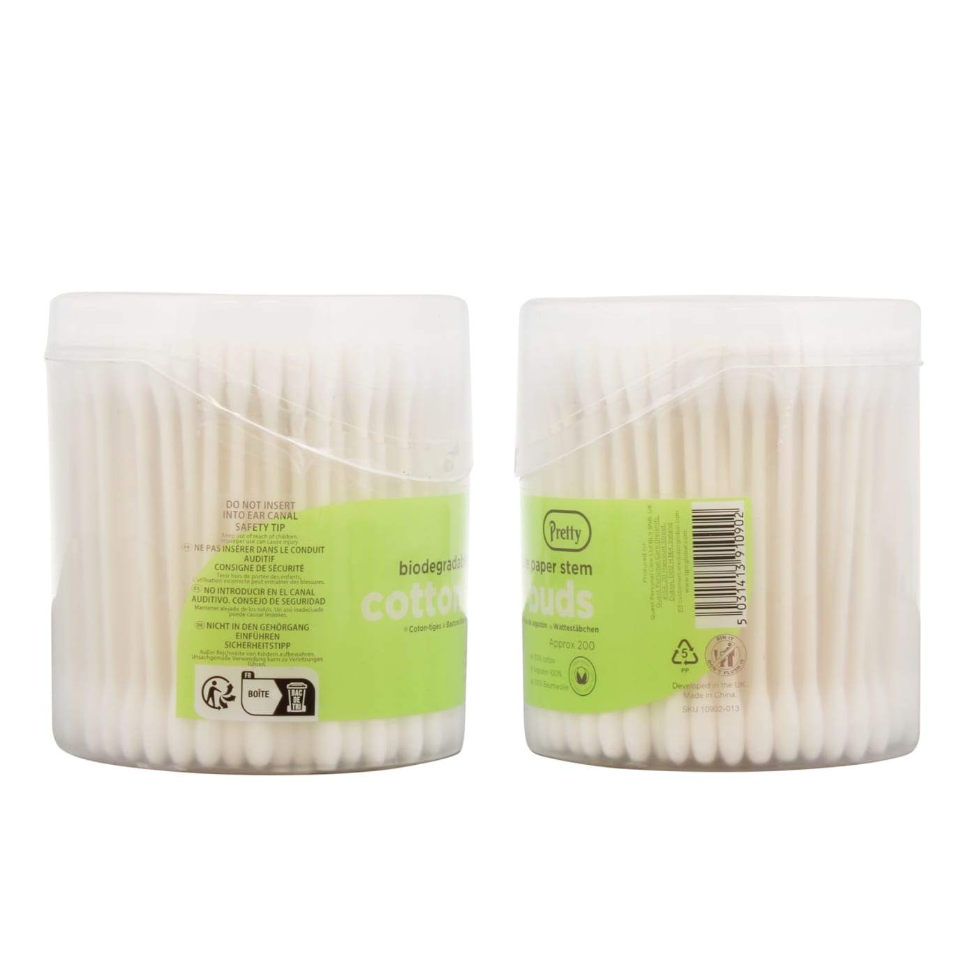 PRETTY COTTON BUDS PAPER STEM 200'S
