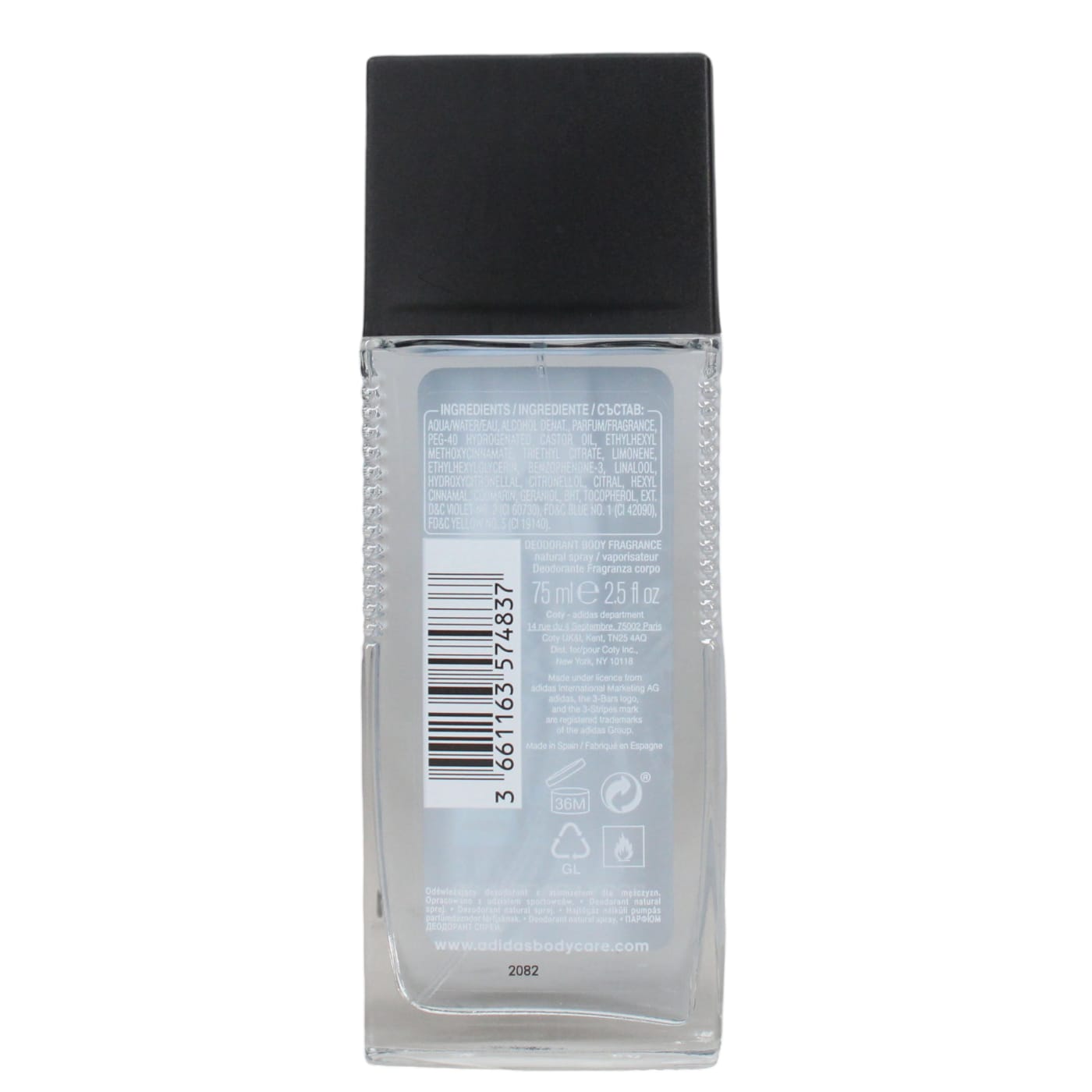 ADIDAS 75ML DEO NAT SPRAY ICE DIVE MEN
