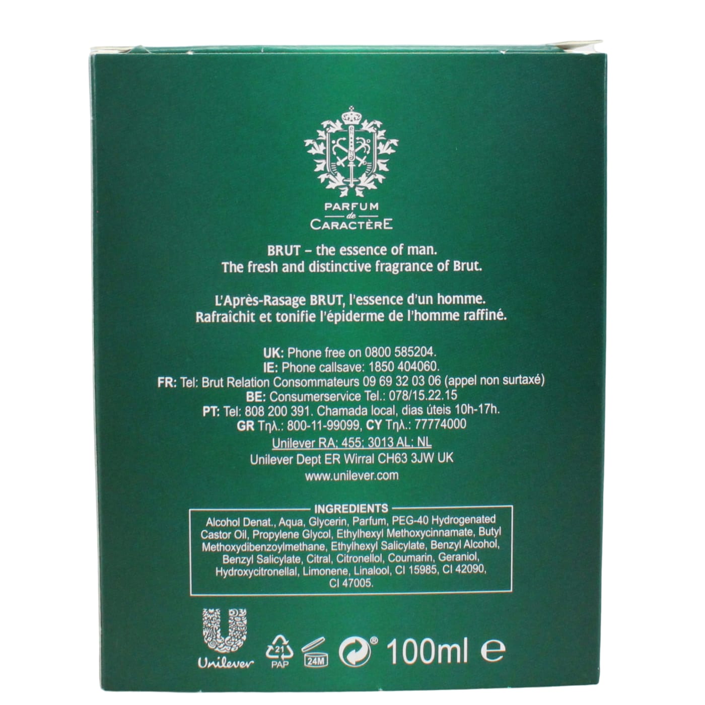 Brut 100ml Aftershave Original Boxed