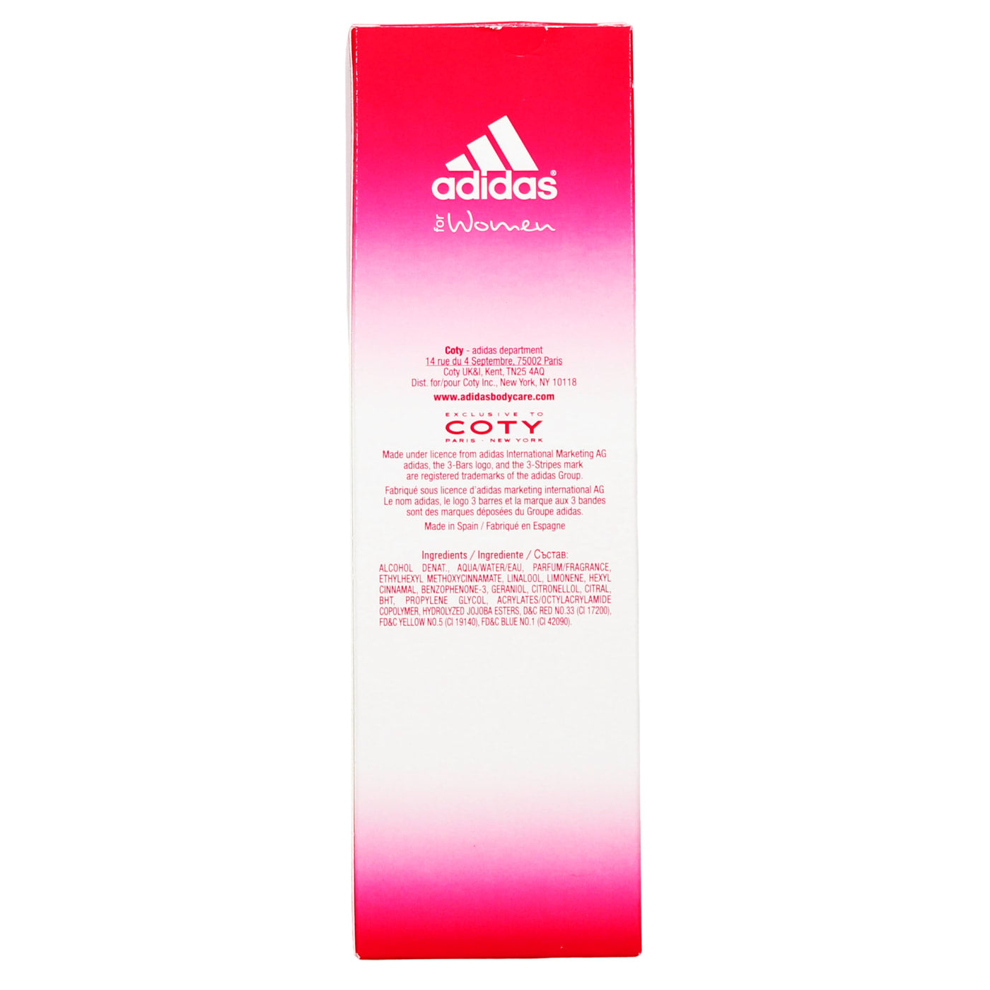 ADIDAS 75ML EDT SPRAY WOMEN FRUITY RHYTHM