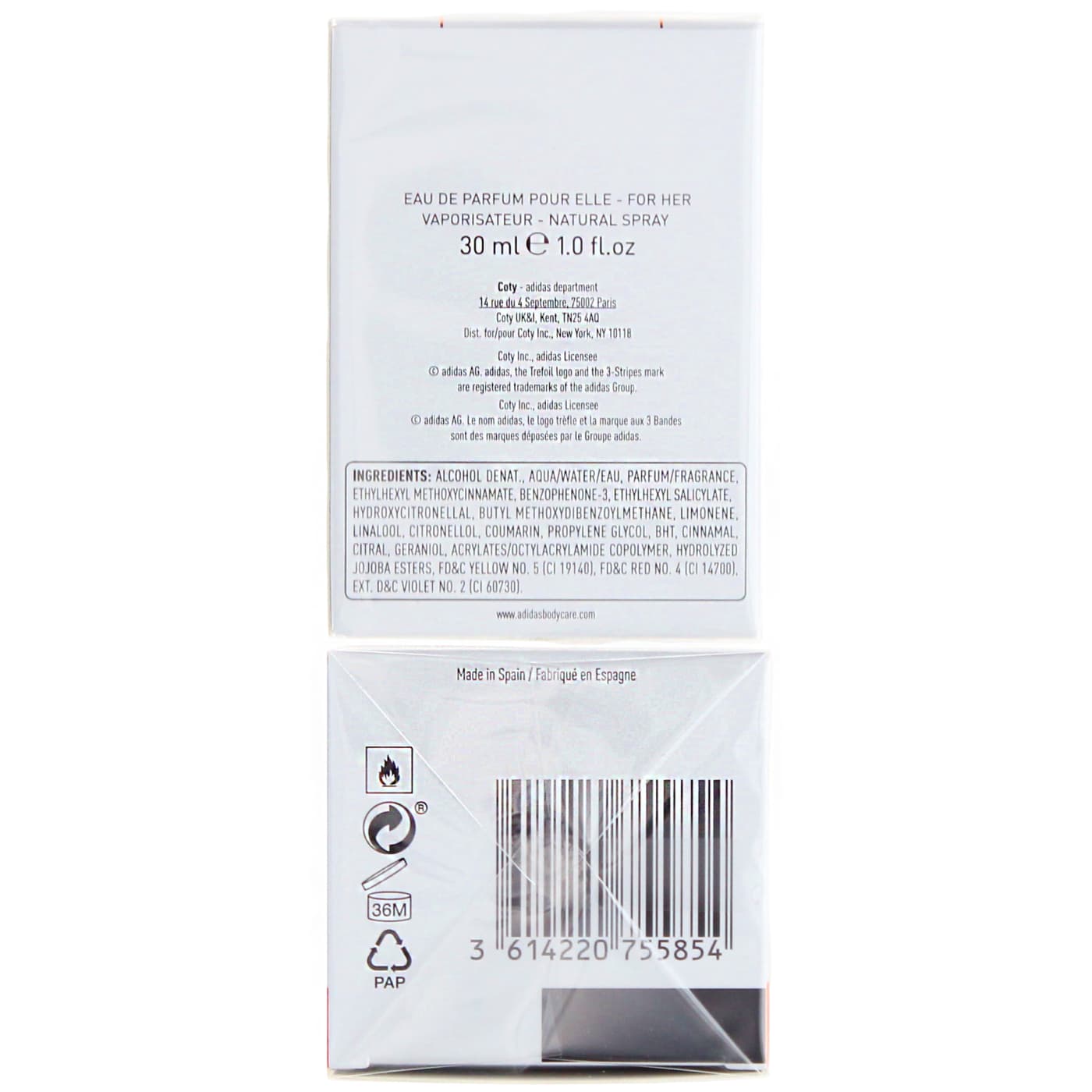 ADIDAS BORN ORIGINAL FOR HER 30ML EDP SPRAY
