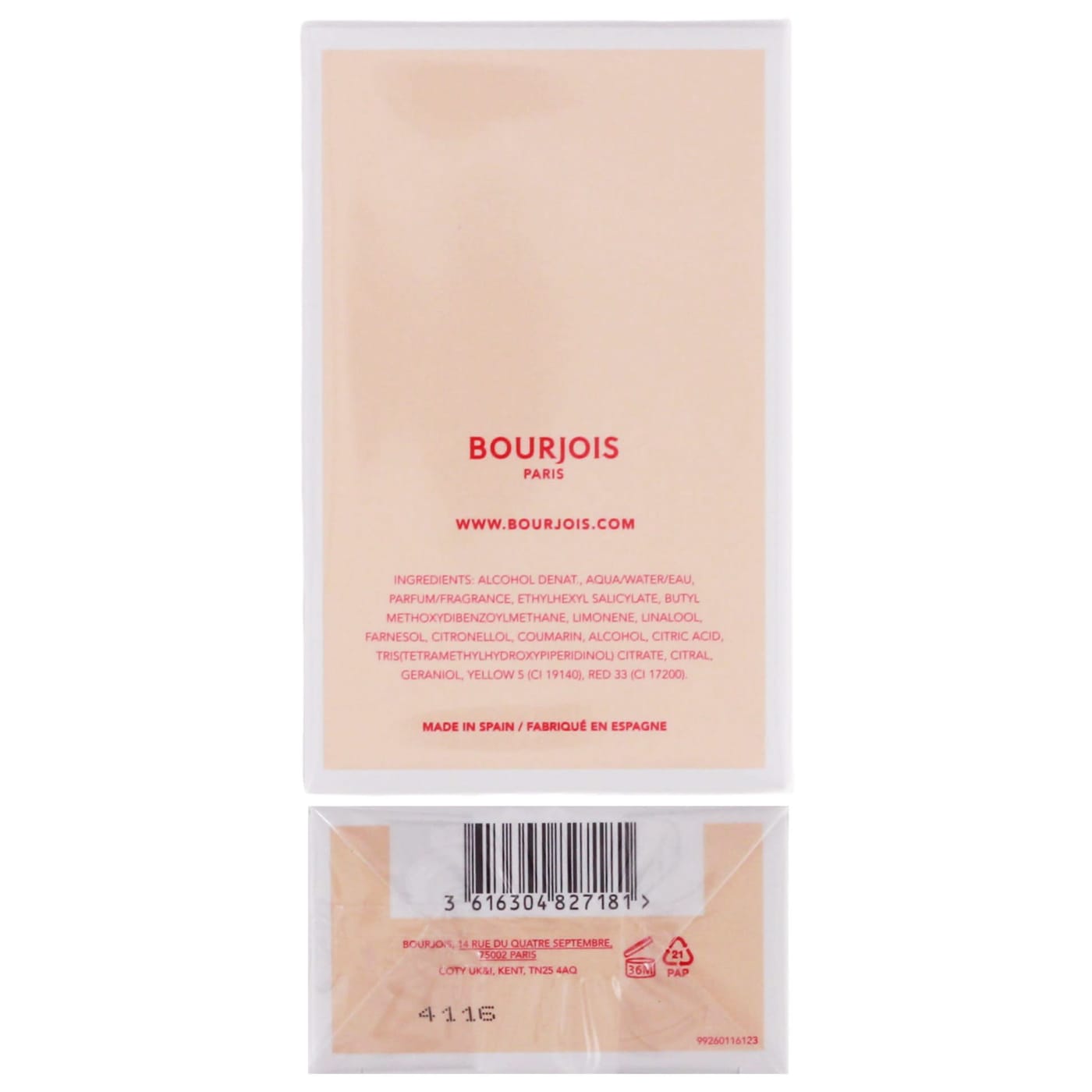 BOURJOIS LA CAPTIVANTE 50ML EDP SPRAY
