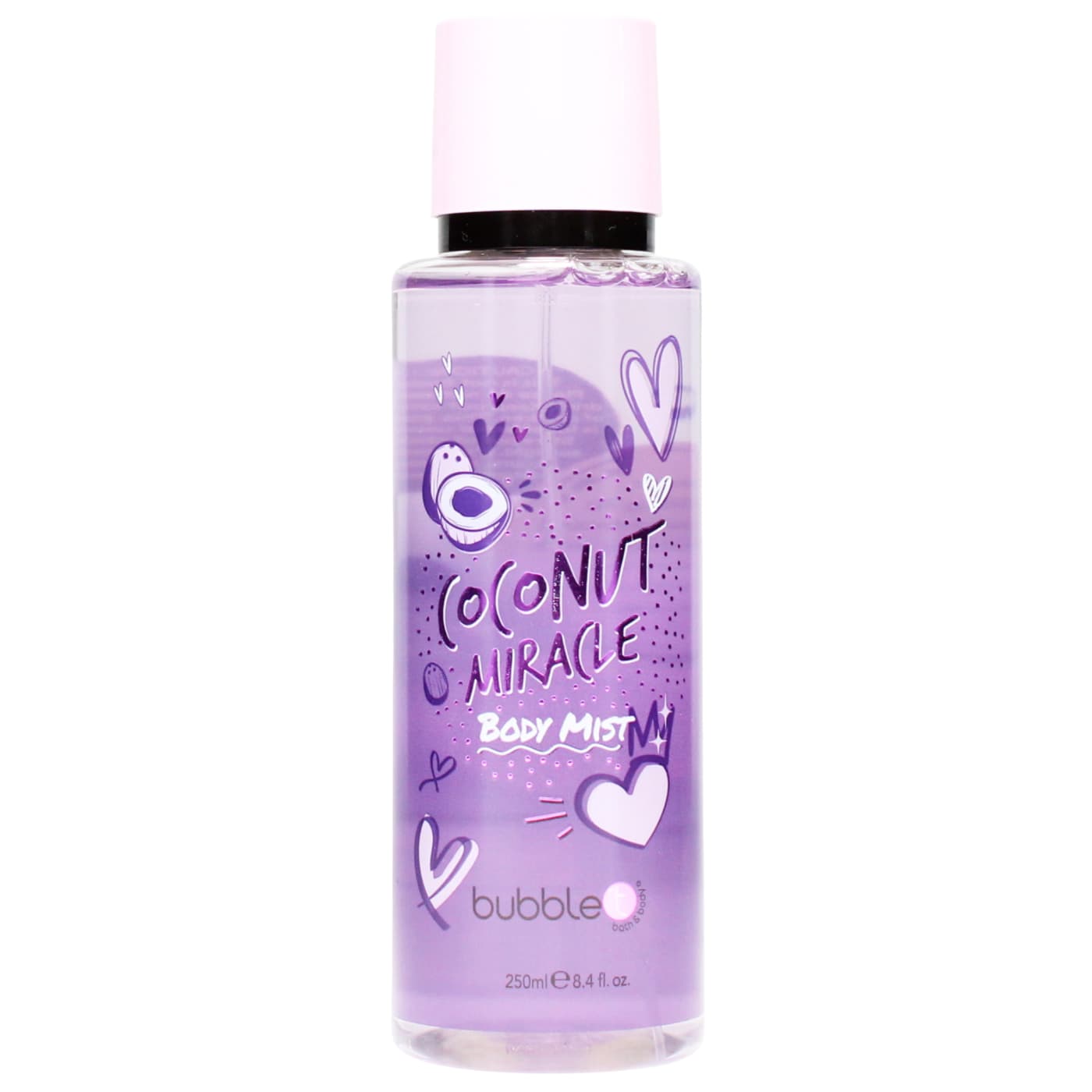 Bubble T 250ml Body Mist Coconut