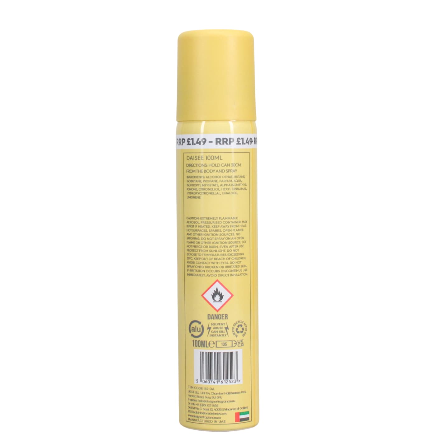 DES FRAG 100ML B/S DAISE PMP £1.49 06/28