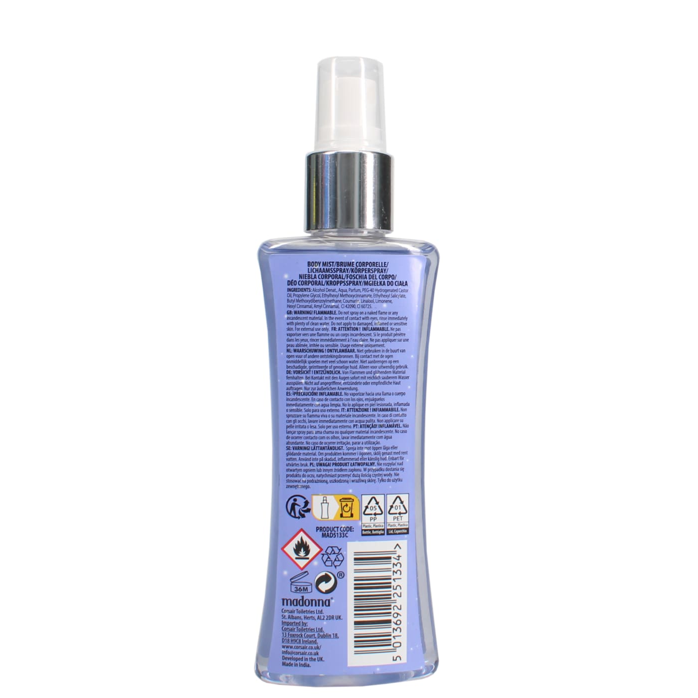 MADONNA 100ML F/BODY MIST DIVINE