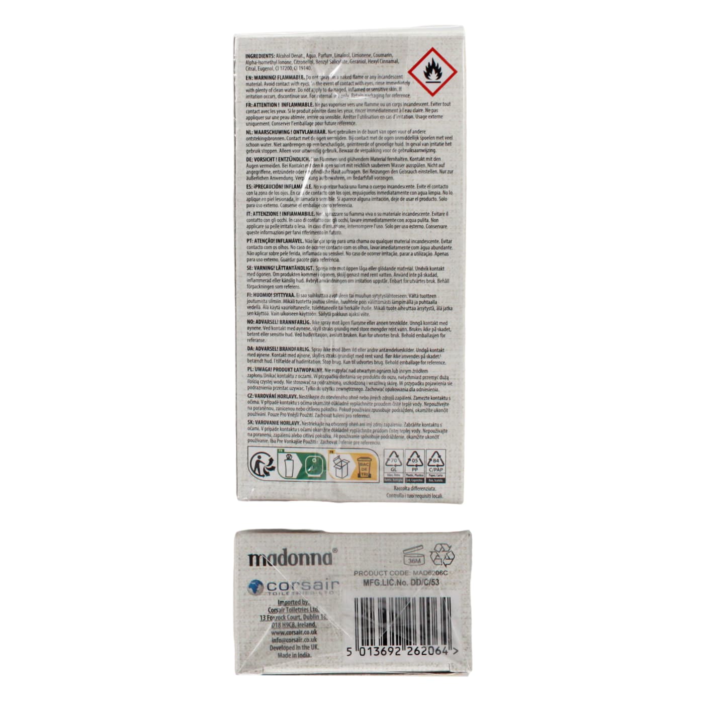 MADONNA 50ML EDT SPRAY MADAME CECE