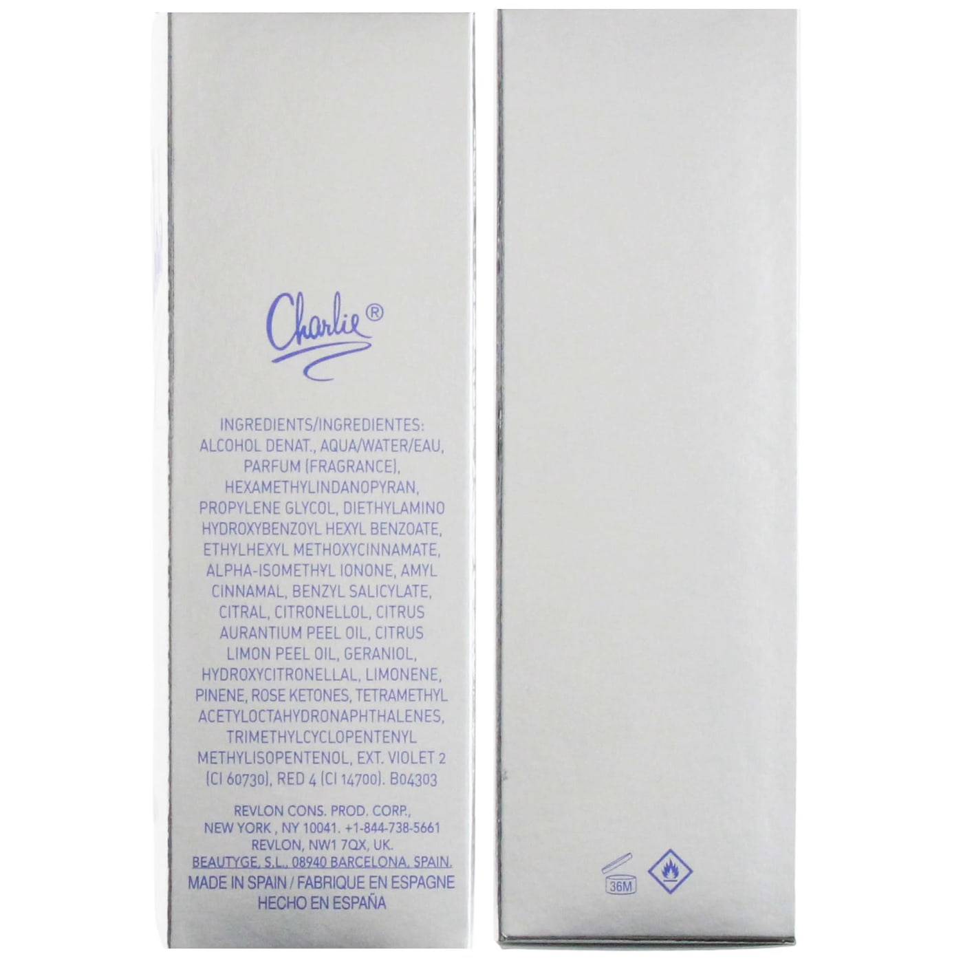CHARLIE 100ML EDT SPRAY SILVER