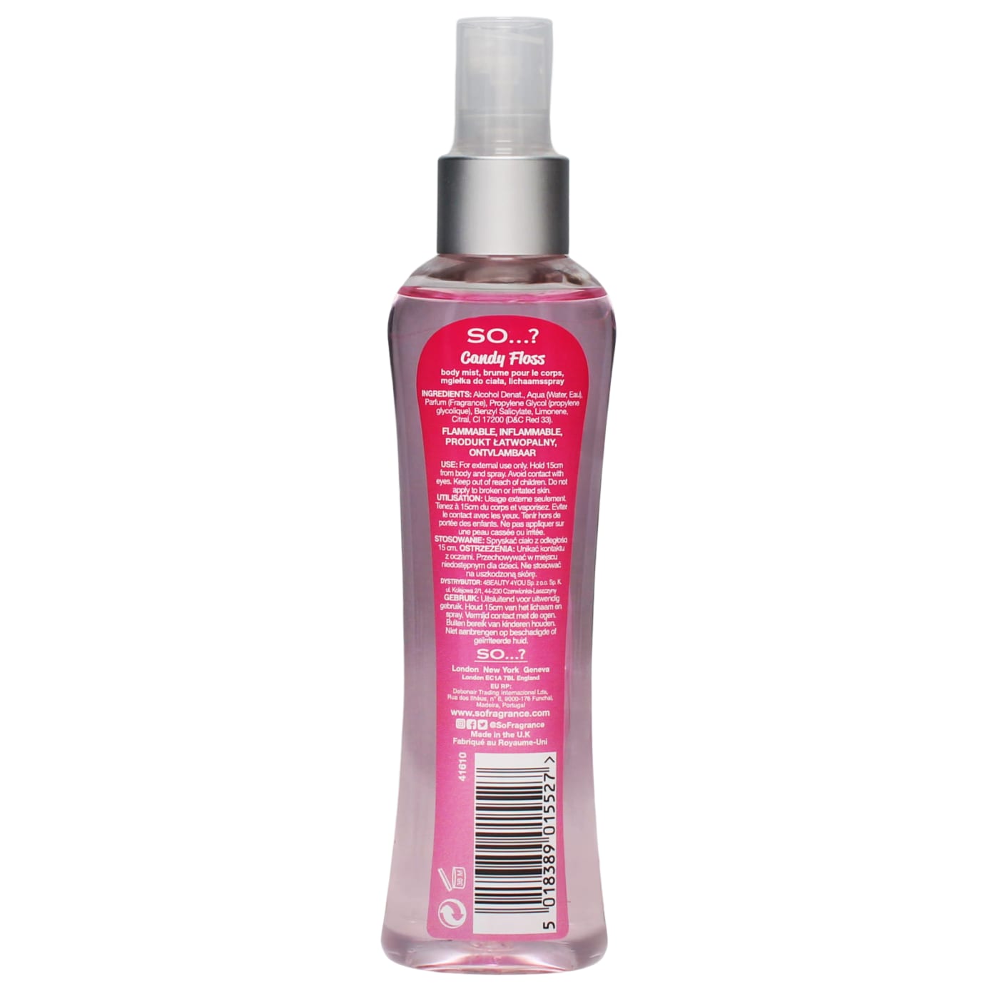 SO...? 100ML B/MIST CANDY FLOSS