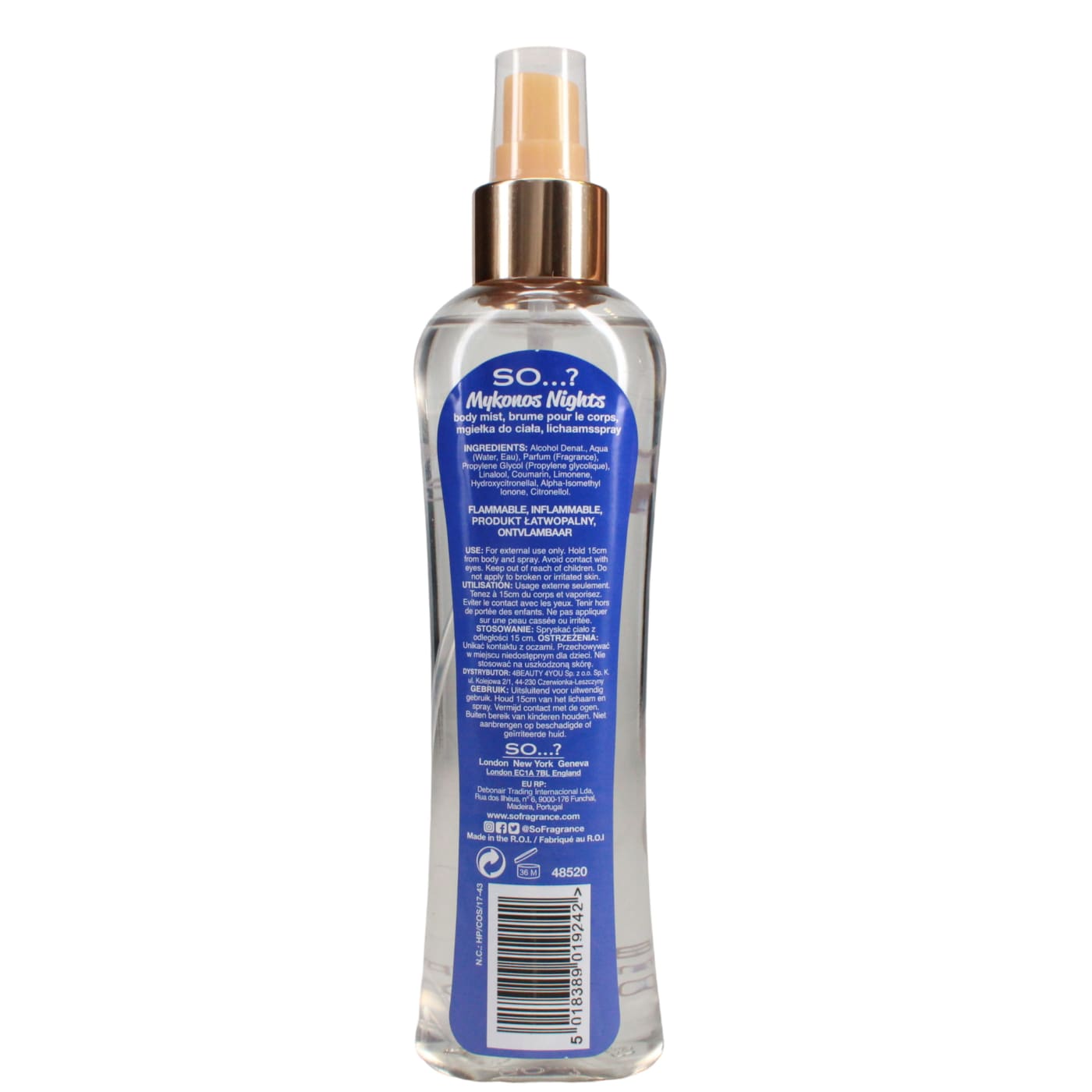 SO...? 200ML B/MIST MYKONOS NIGHTS