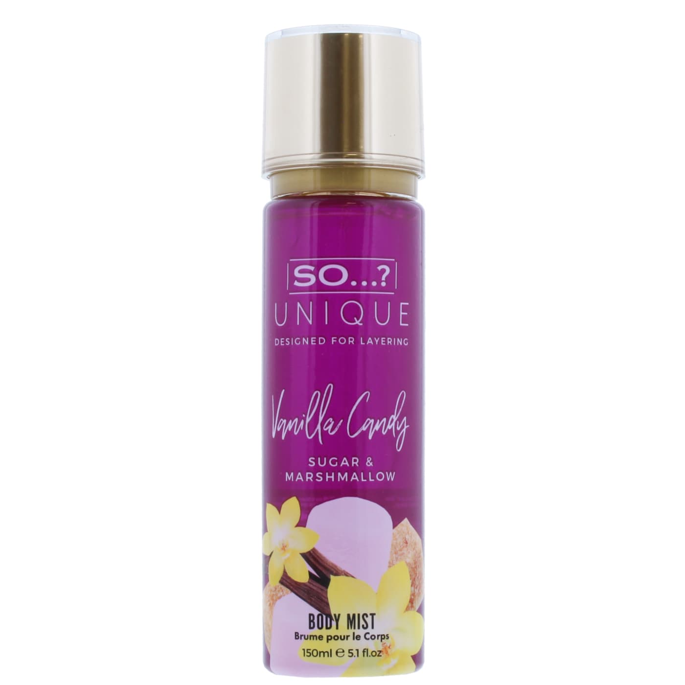 SO...? UNIQUE 150ML BODY MIST VANILLA CANDY