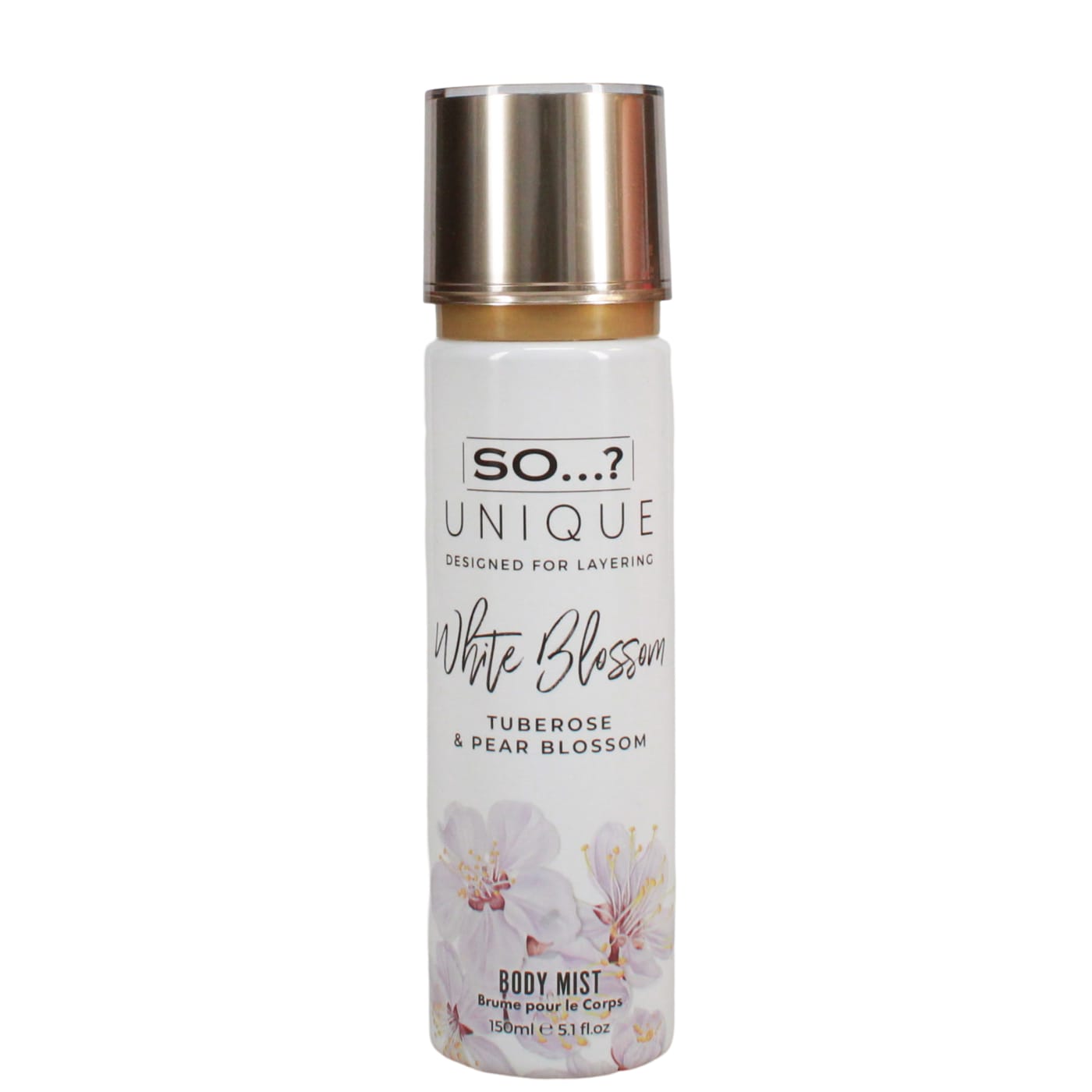 SO...? UNIQUE 150ML B/MIST WHITE BLOSS
