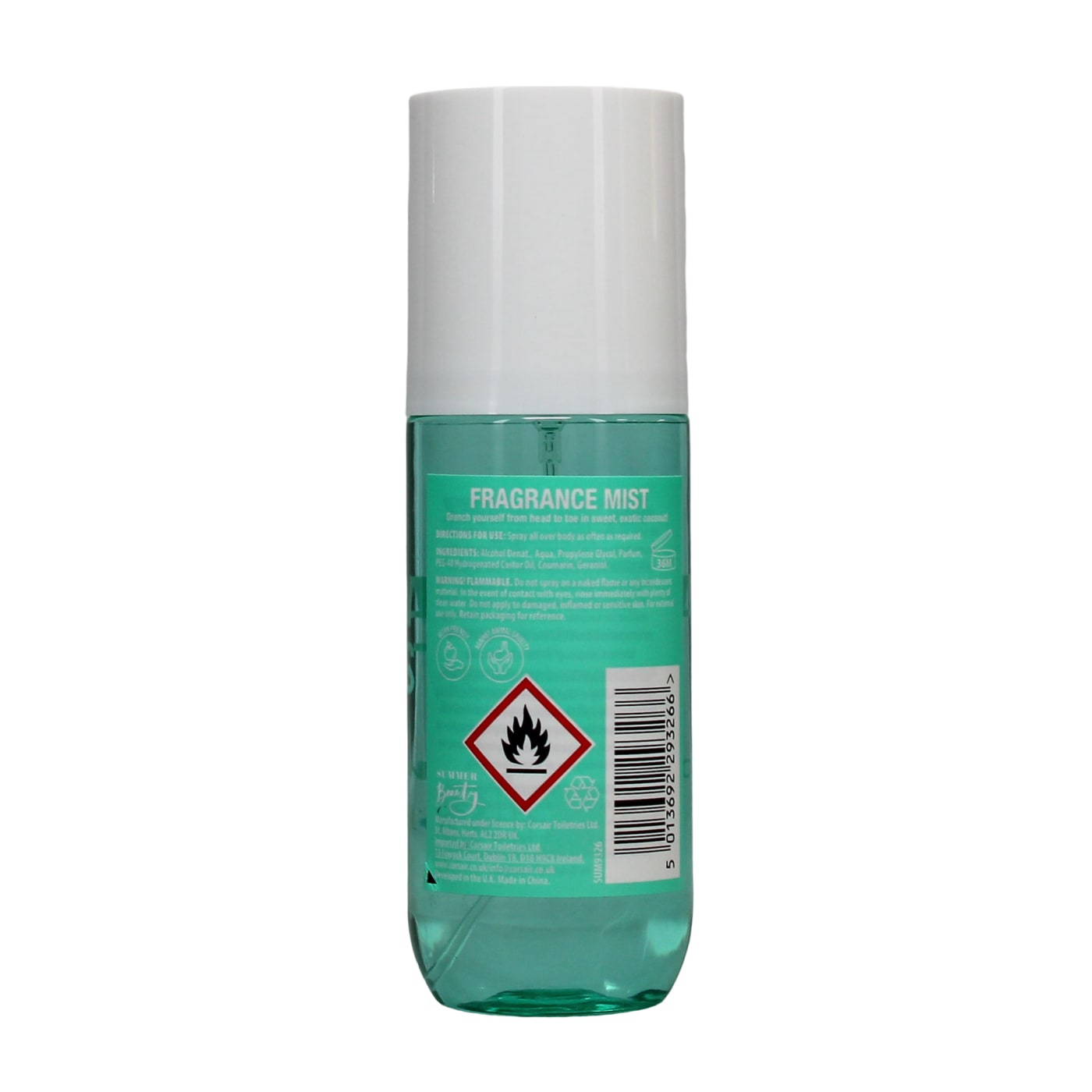 Summer Beauty 145ml Fragrance Mist Coconut