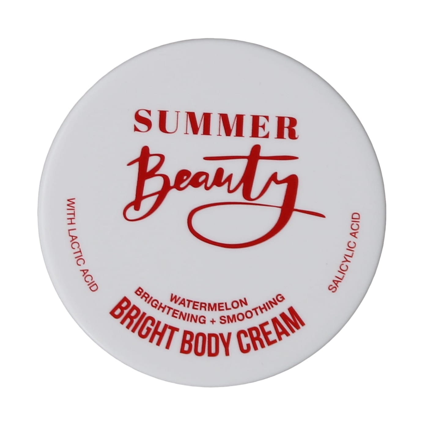 Summer Beauty 220ml Brightening & Smoothing Body Cream Watermelon