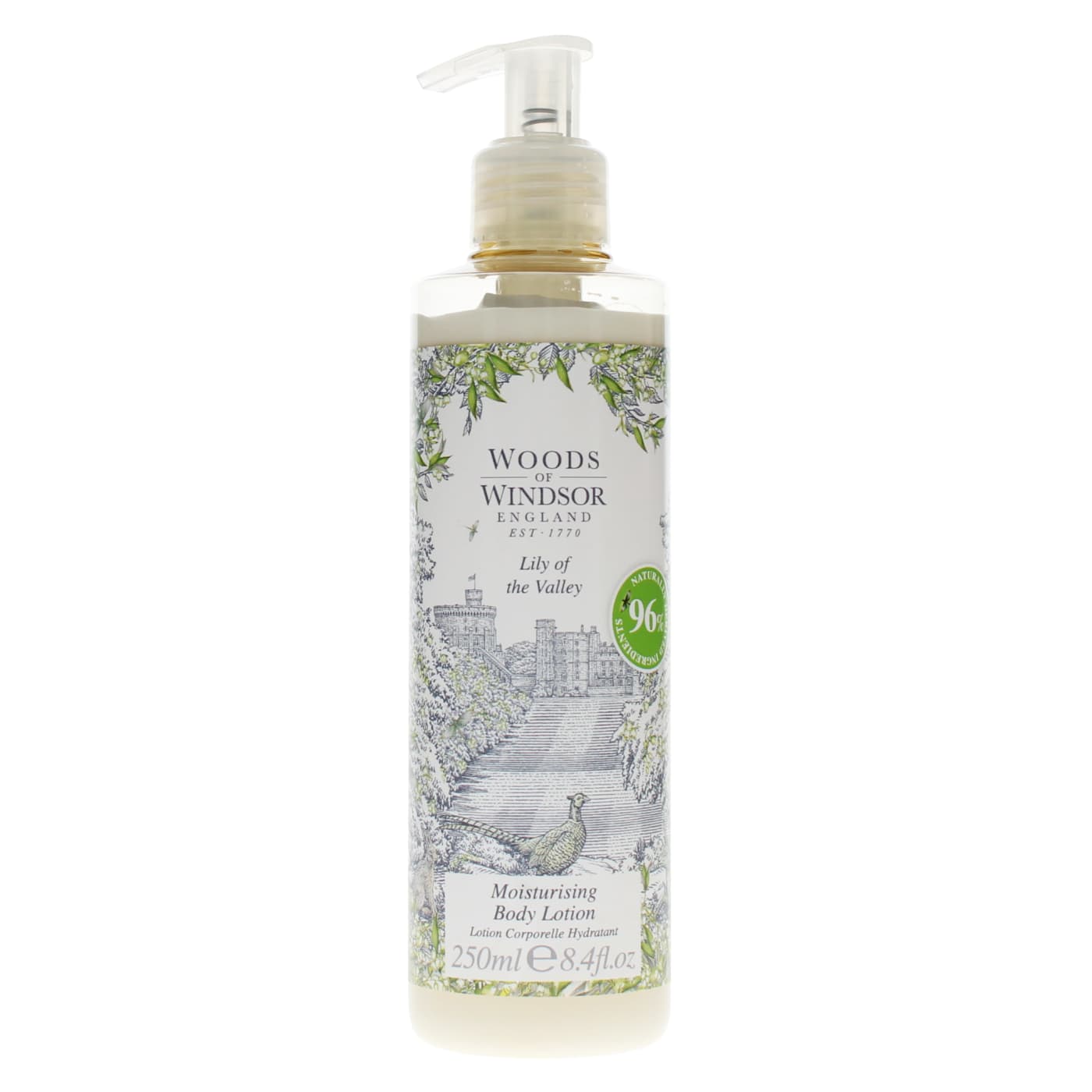 WOODS OF WINDSOR 250ML BODY LOTION LILY OF THE VALLEY