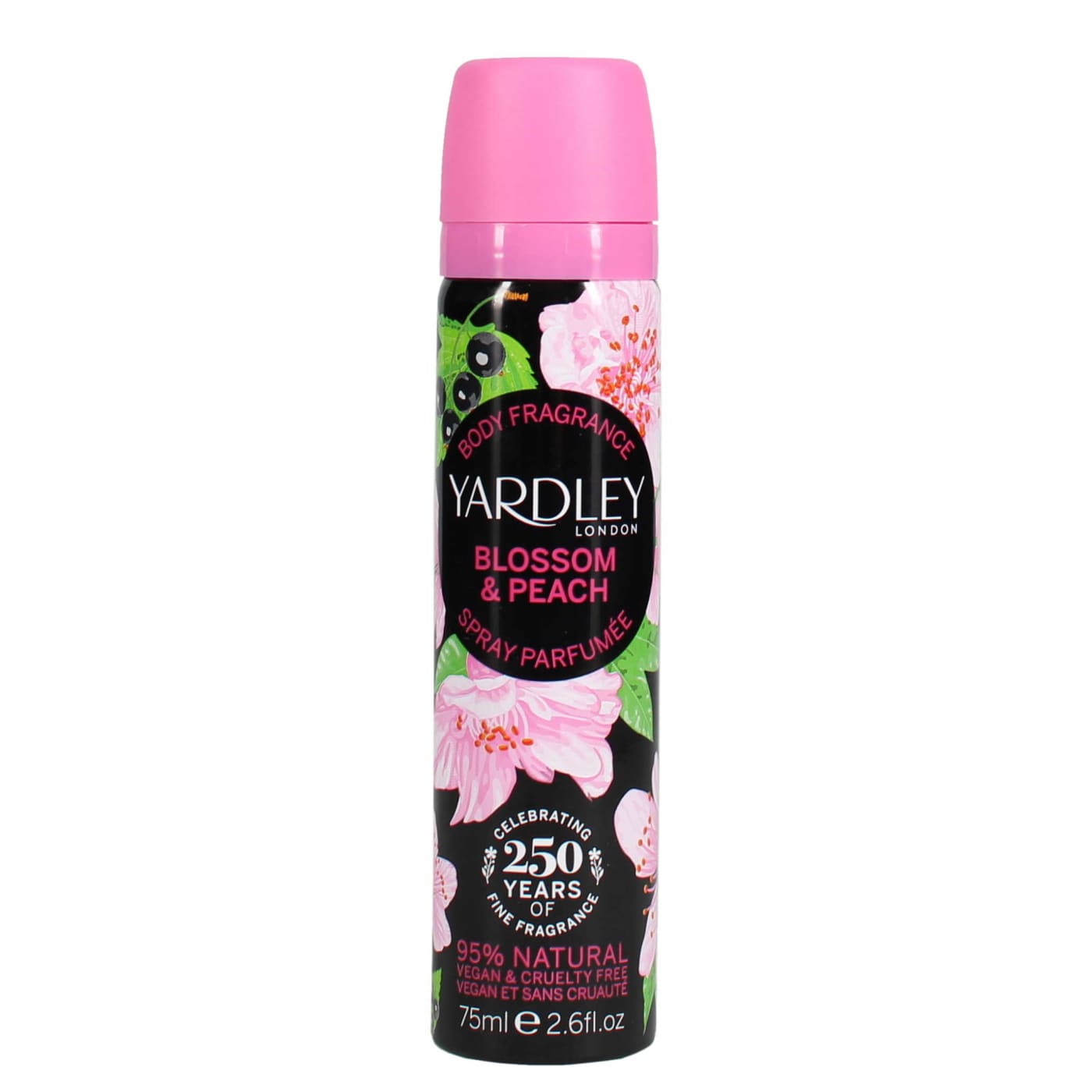 Yardley 75ml Body Spray Blossom & Peach