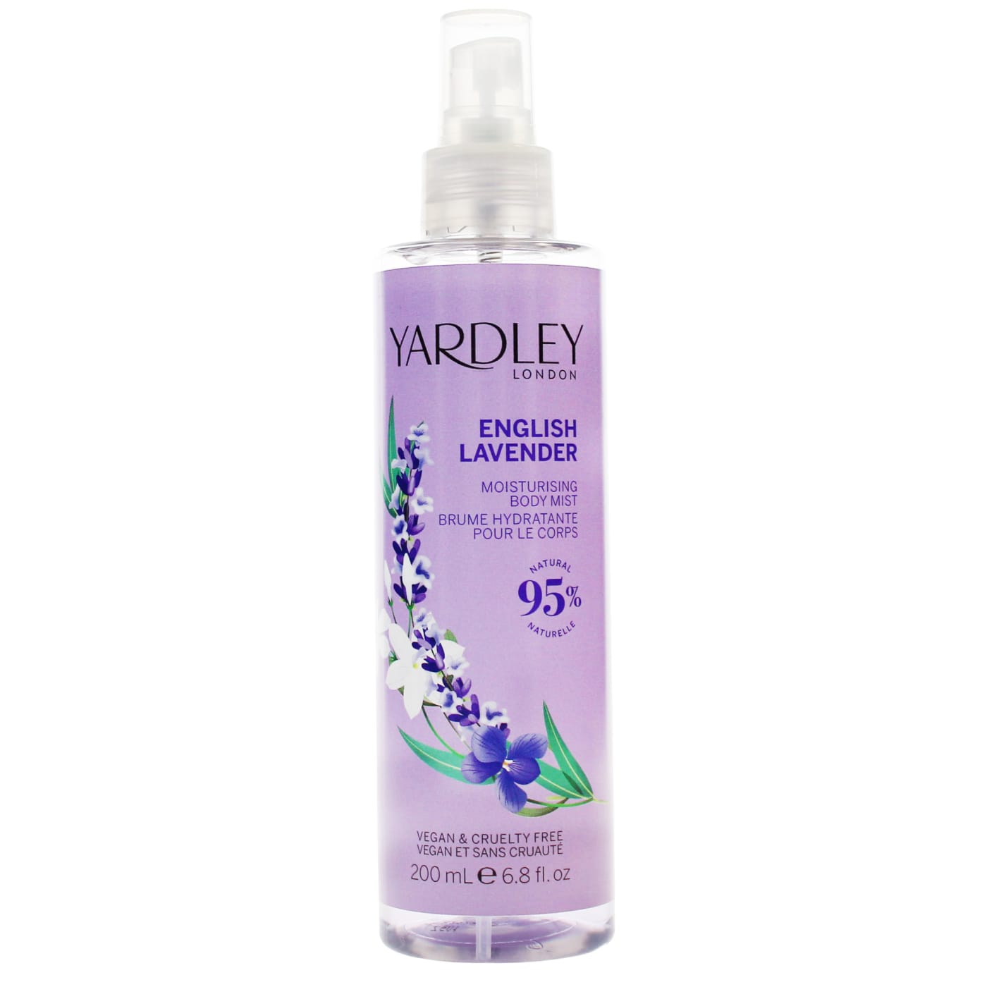 Yardley 200ml Body Mist English Lavender