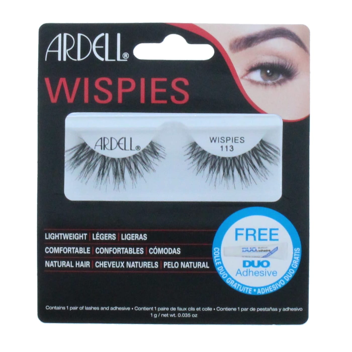 ARDELL LASHES 113 BLACK DUO GLUE