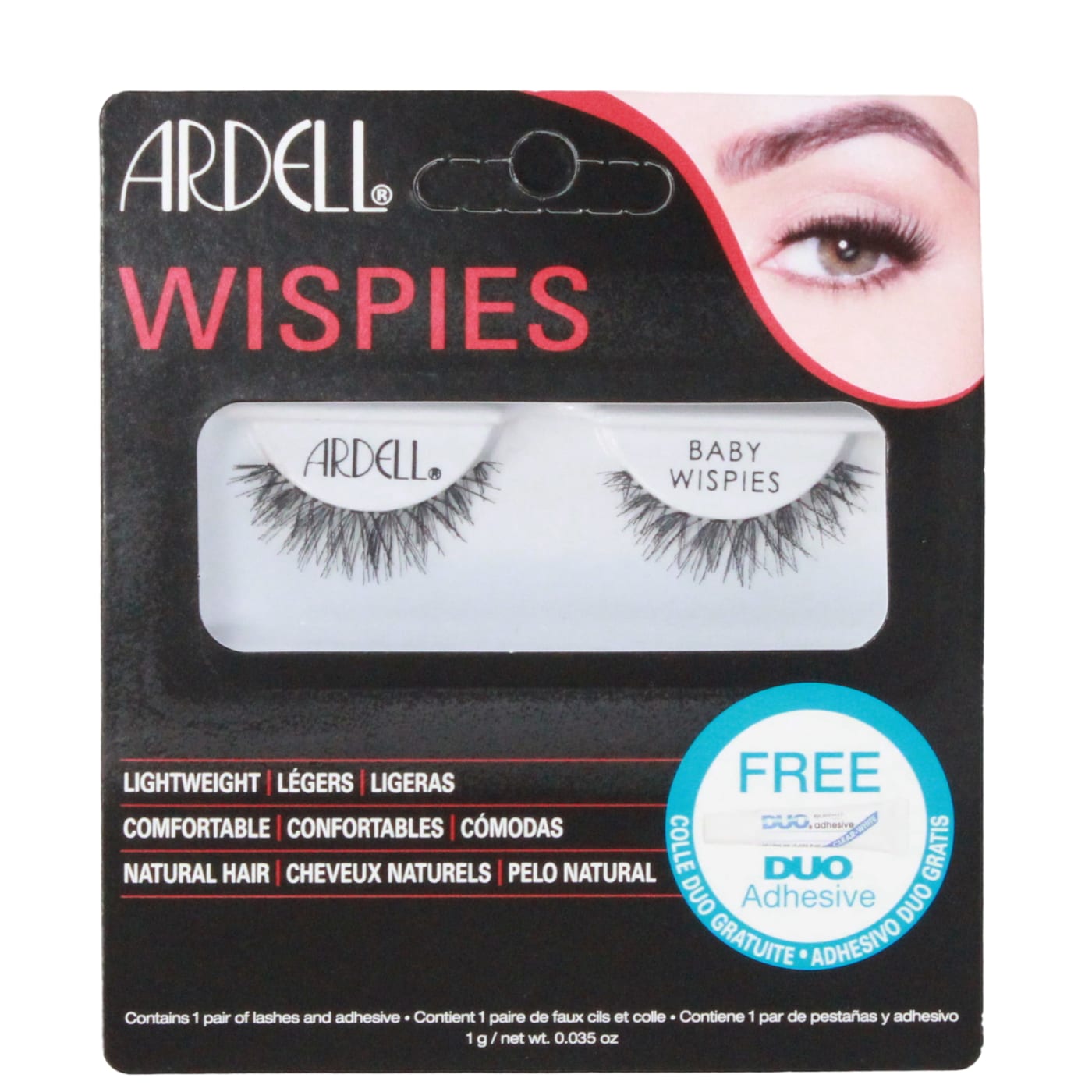 ARDELL BABY WISPIES LASH BLK (DUO GLUE)