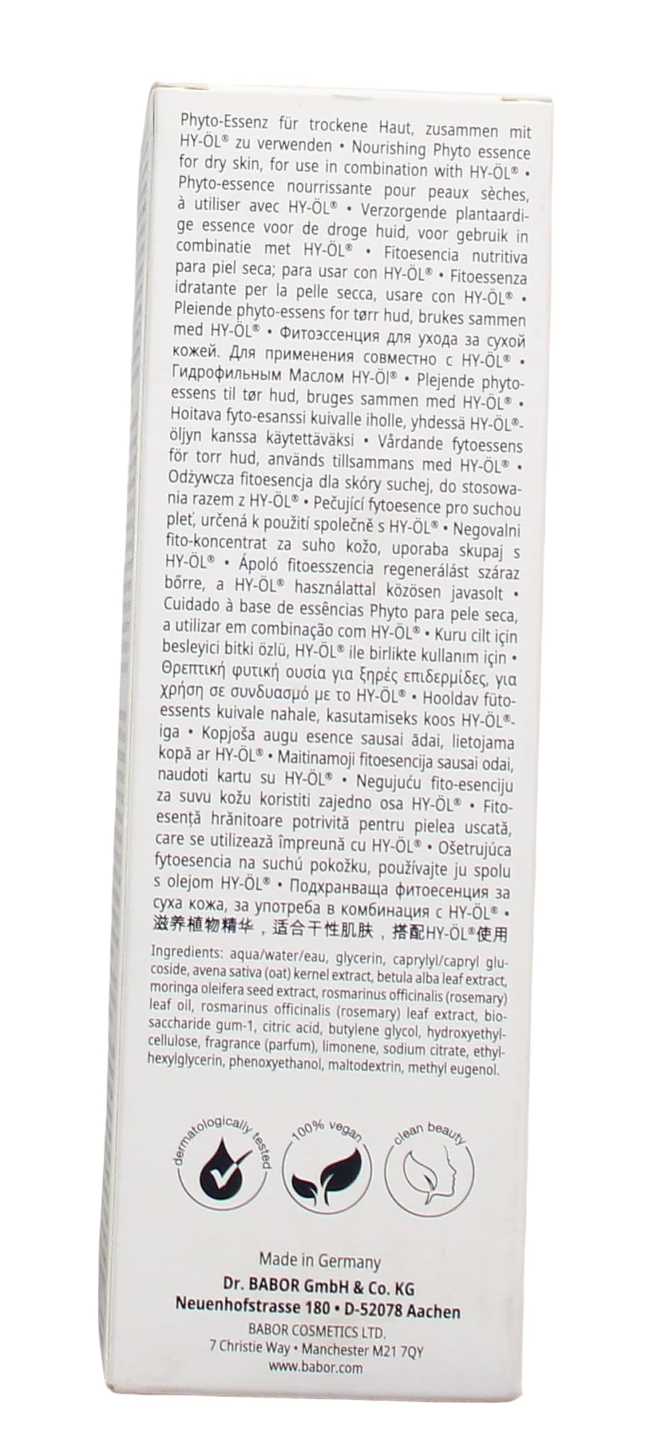 BABOR 100ML PHYTO HY-ÖL BOOSTER HYDRATING