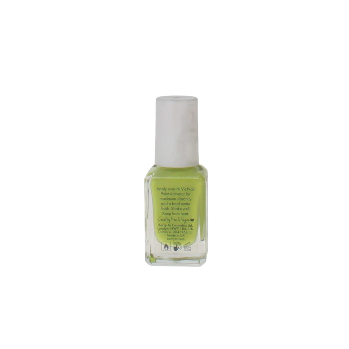 BARRY M HI VIS 10ML NAIL POLISH YELLOW FLARE
