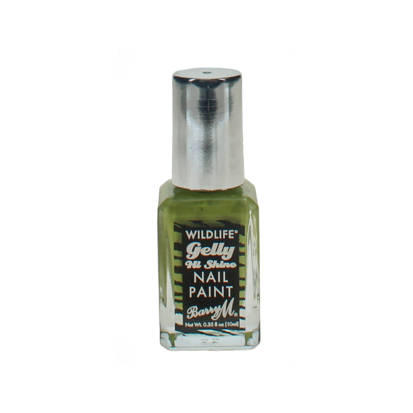 BARRY M WILDFIRE GELLY HI SHINE 10ML NAIL POLISH RAINFOREST GREEN