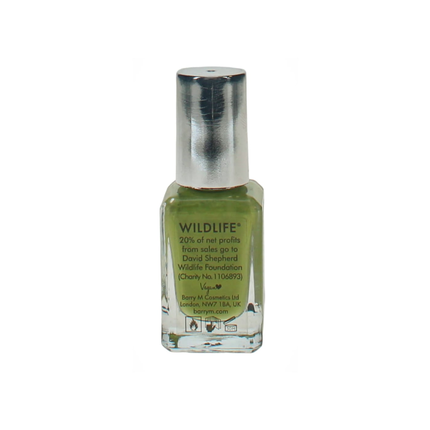 BARRY M WILDFIRE GELLY HI SHINE 10ML NAIL POLISH RAINFOREST GREEN