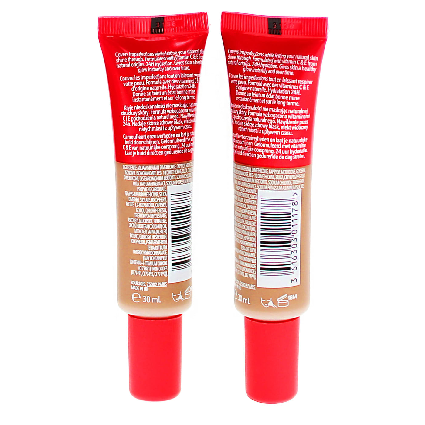 BOURJOIS HEALTHY MIX TINTED FOUNDATION DEEP