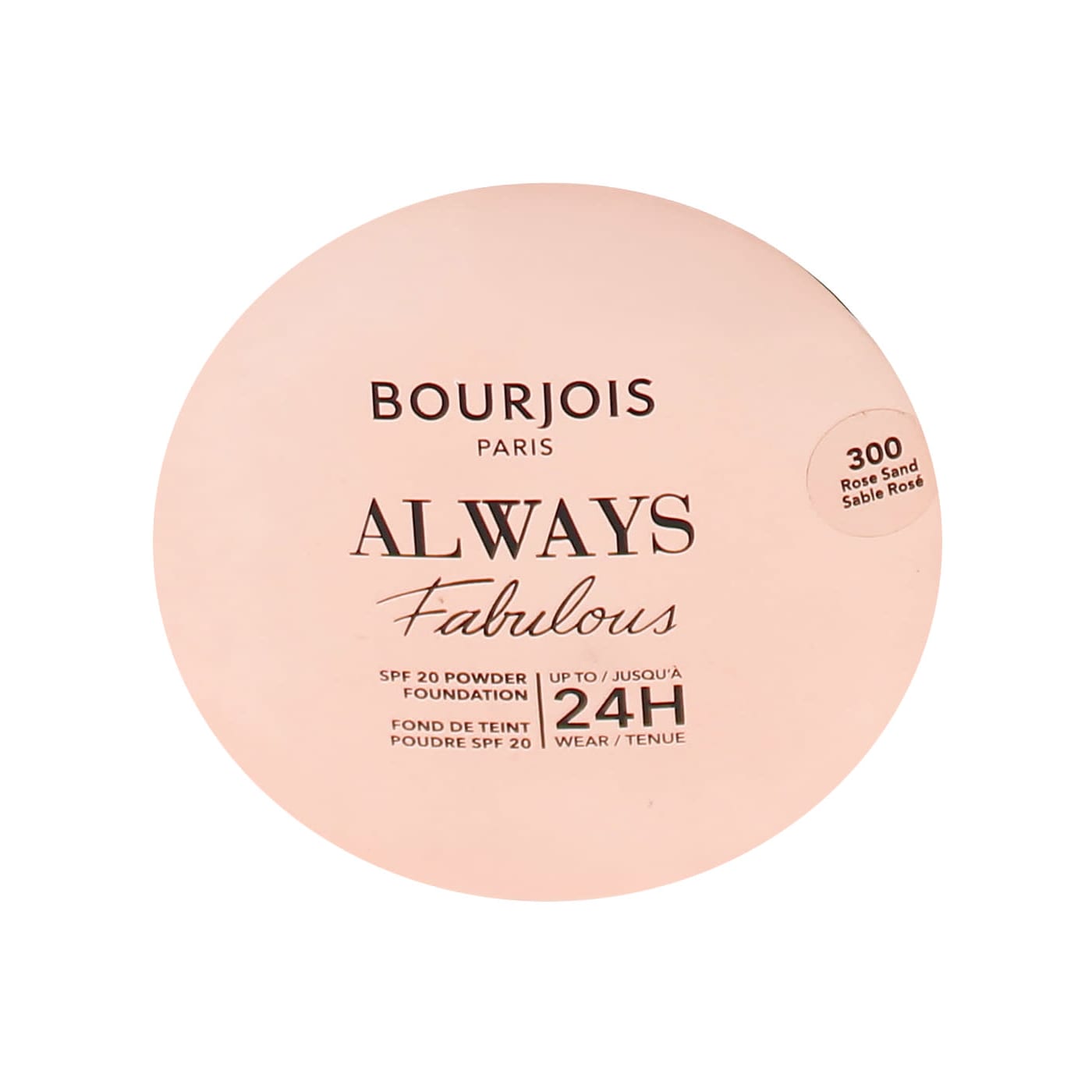 BOURJOIS ALWAYS FABULOUS PRESSED POWDER ROSE SAND 300