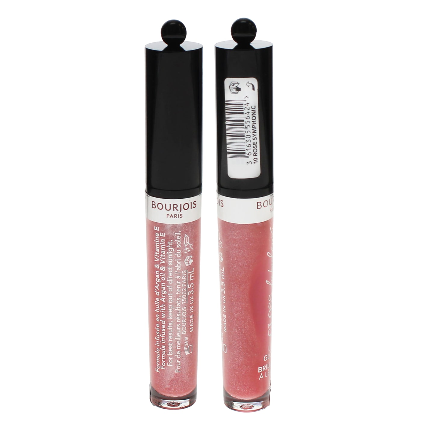BOURJOIS FABULEUX LIP GLOSS ROSE SYMPHONIC