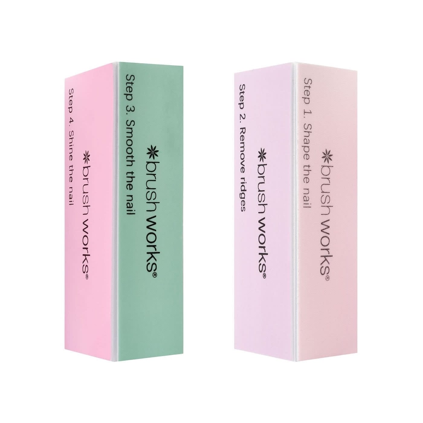 BRUSHWORKS NAIL BUFFING BLOCKS 2PC