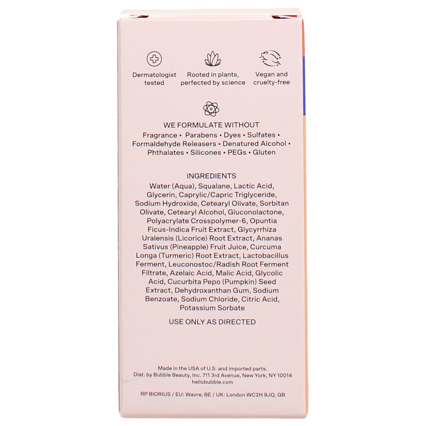 BUBBLE MOON WALK 30ML GENTLE EXFOLIATING SERUM