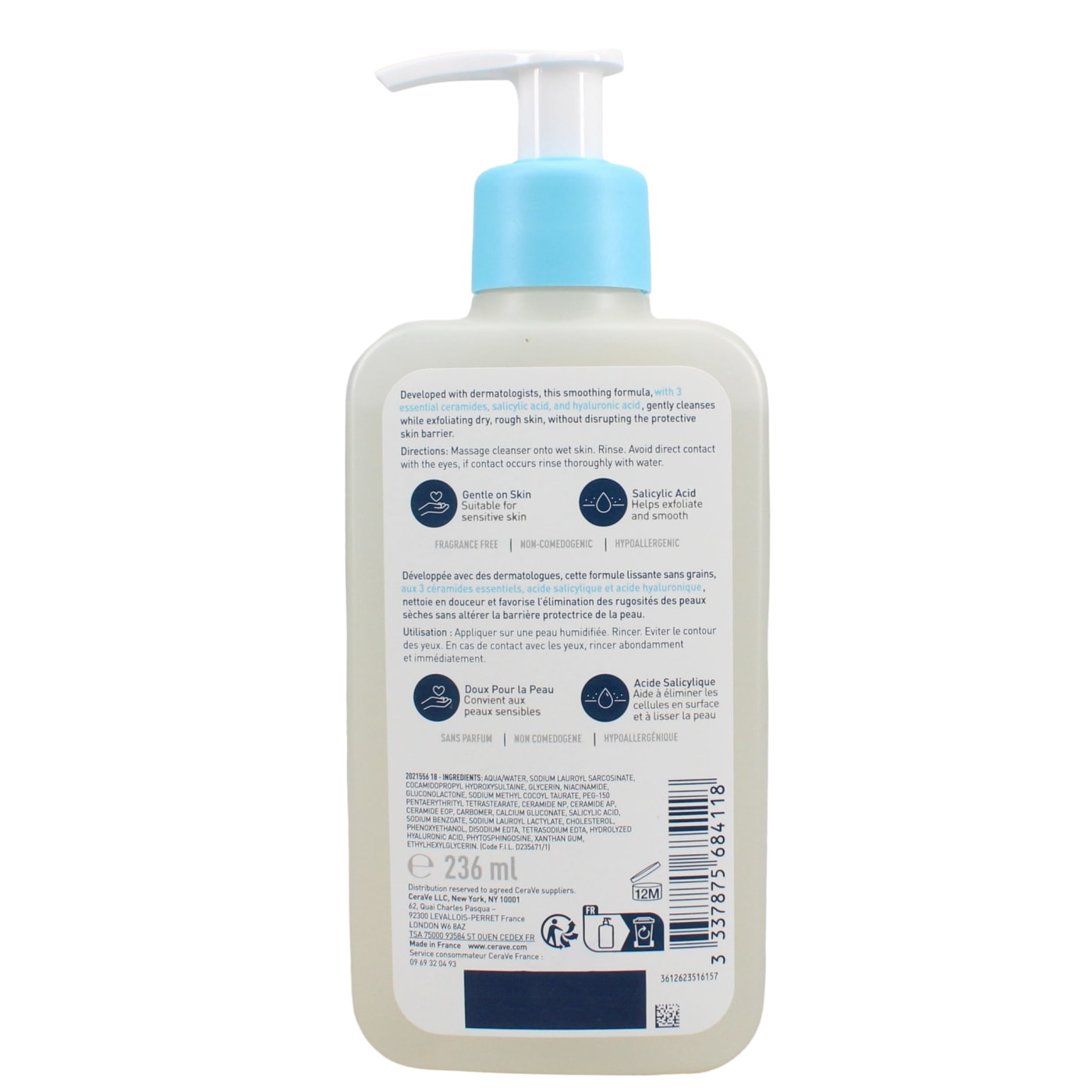 CERAVE 236ML CLEANSER SA SMOOTHING