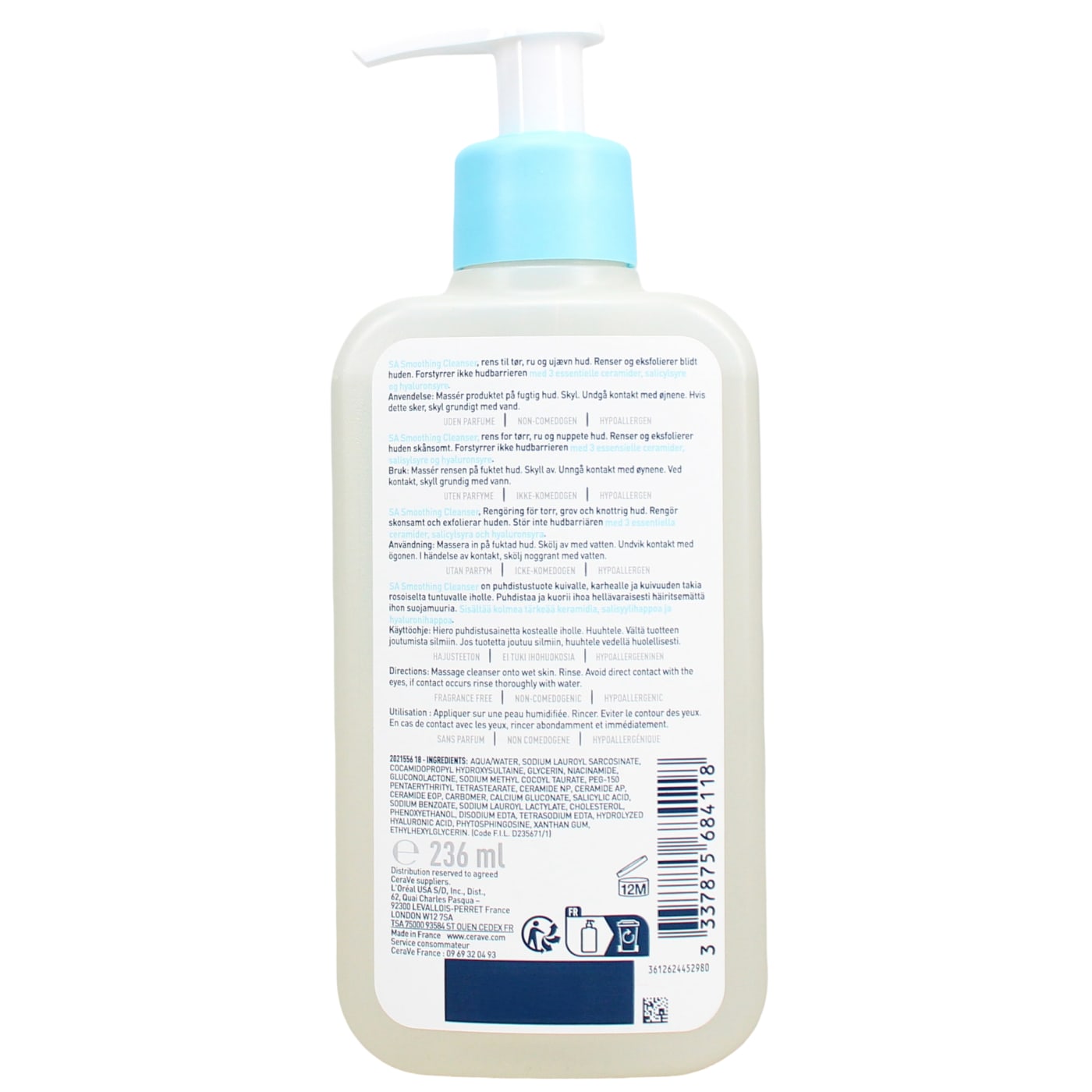 Cerave 236ml Cleanser Sa Smoothing