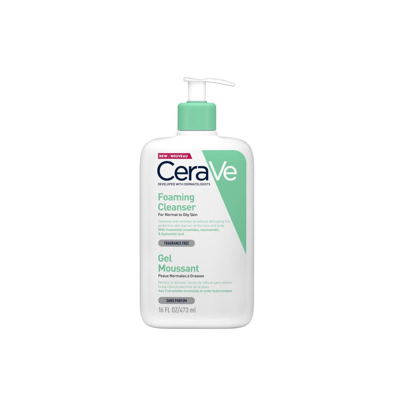 CERAVE 473ML FOAMING CLEANSER NORM/OILY