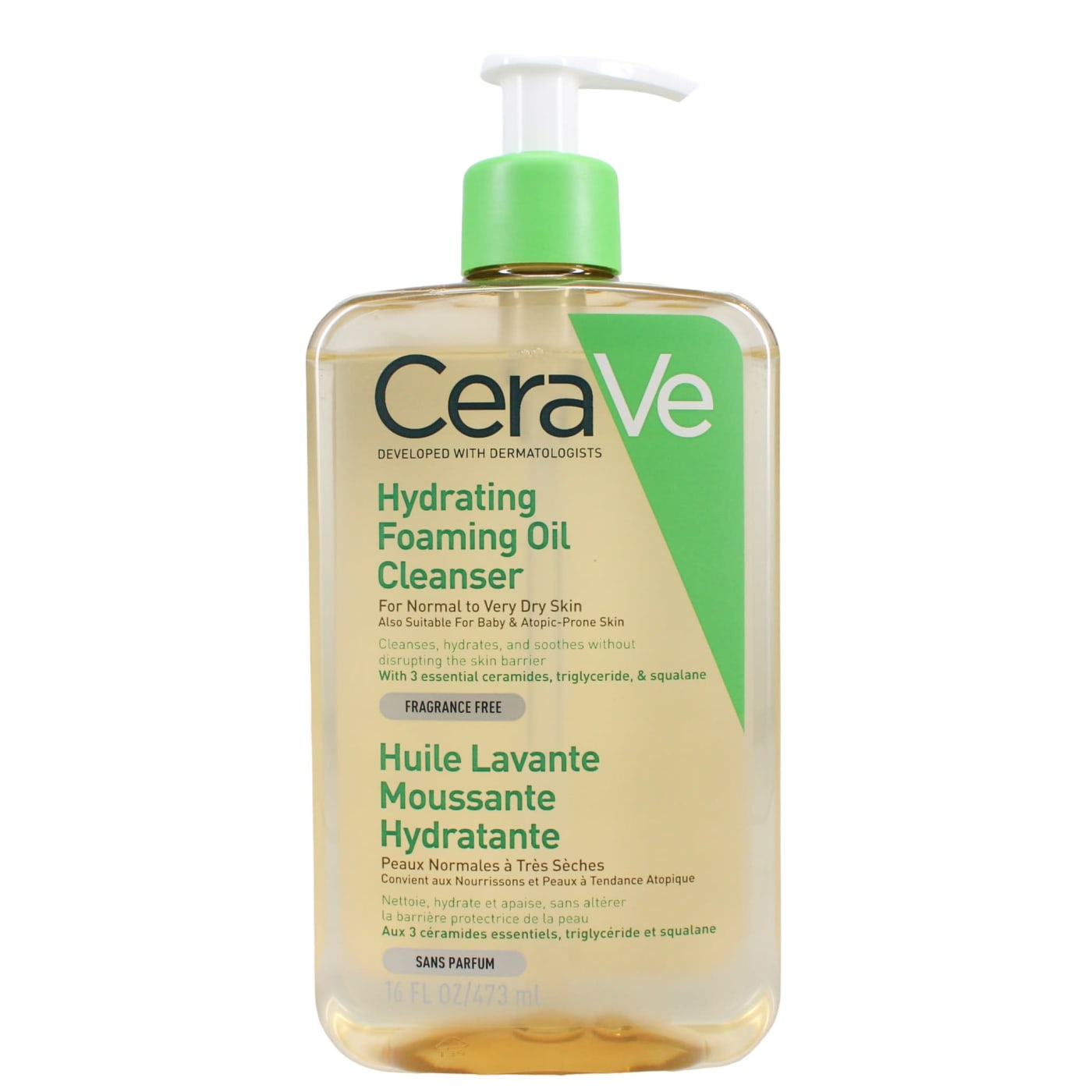 CERAVE 473ML HYRDATING FOAMING CLEAN OIL