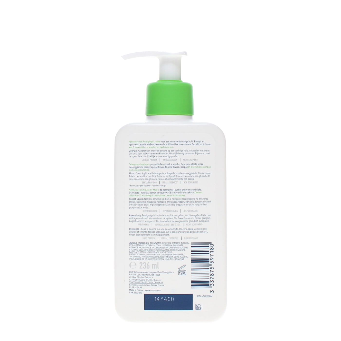 CERAVE 236ML CLEANSER HYDRATING