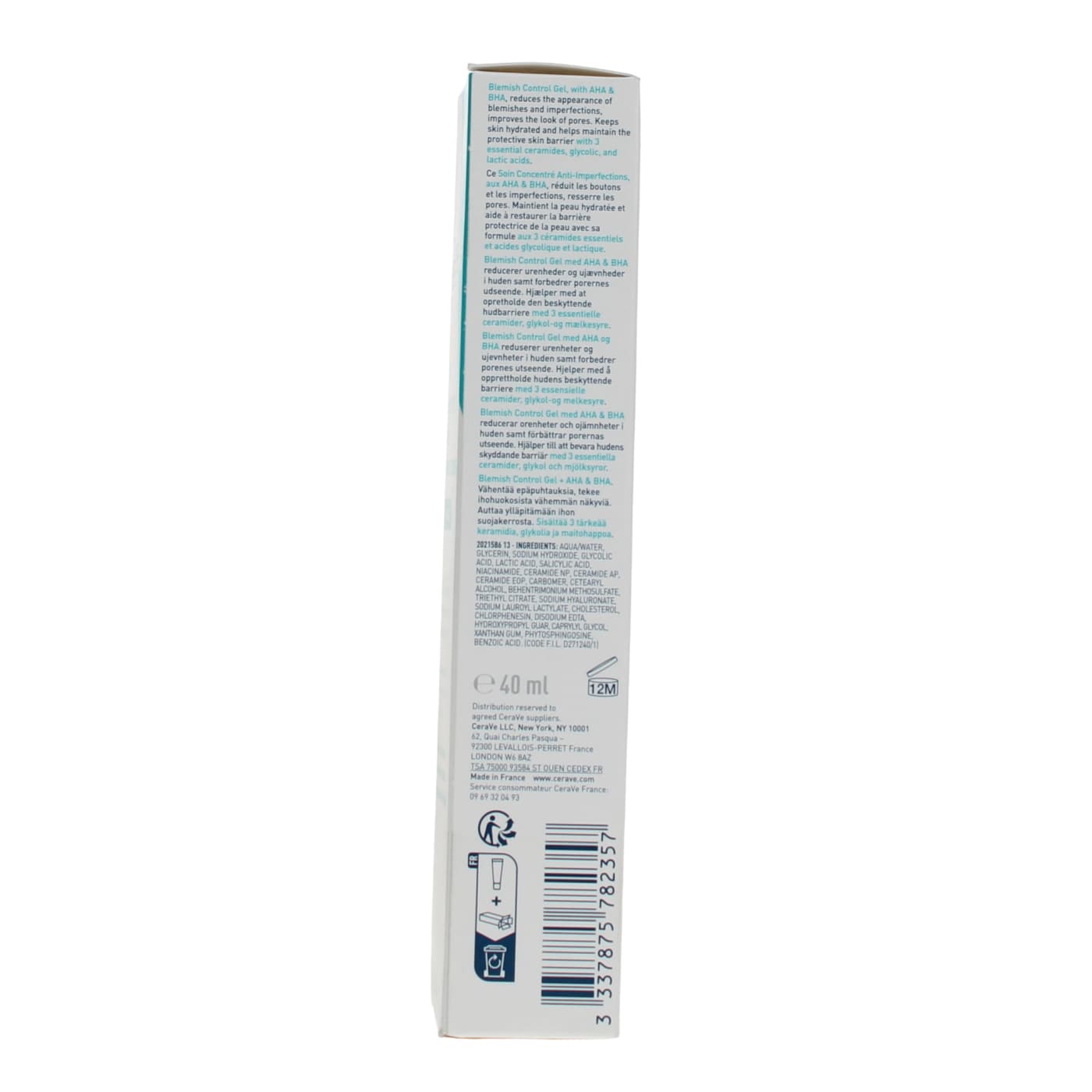 CERAVE 40ML BLEMISH CONTROL GEL