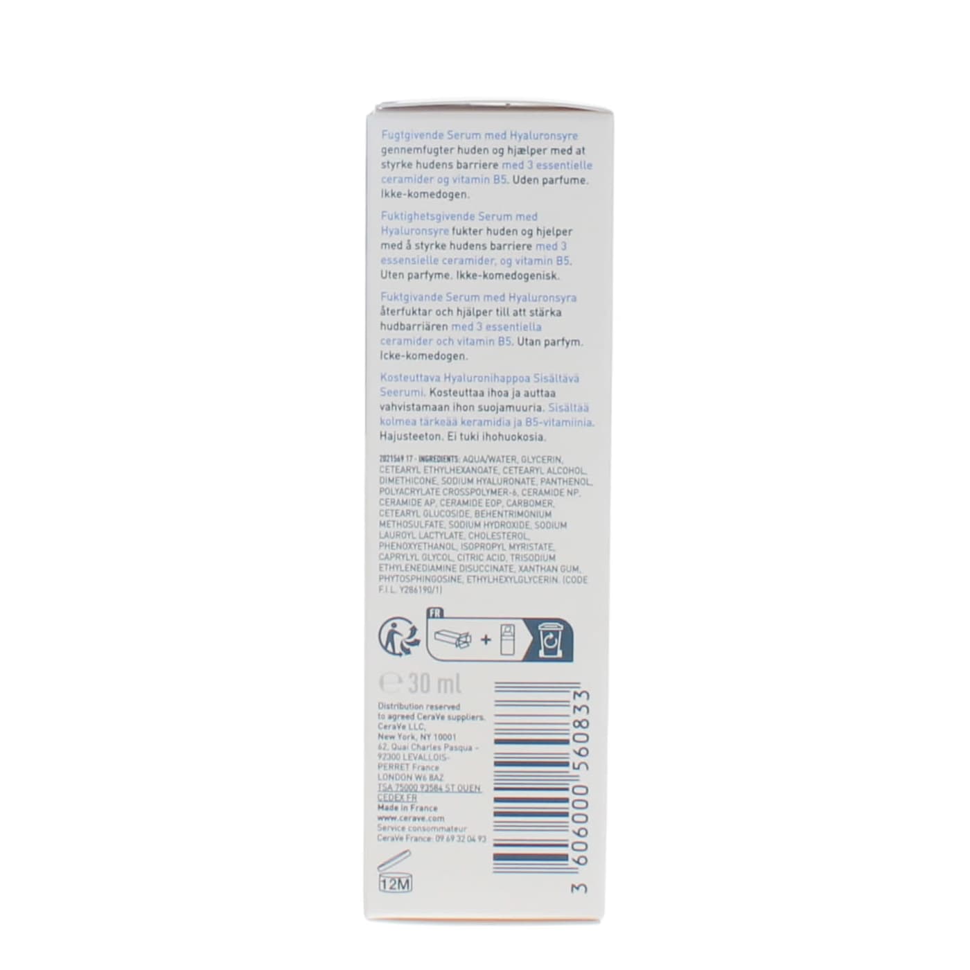CERAVE 30ML SERUM HYDRATING