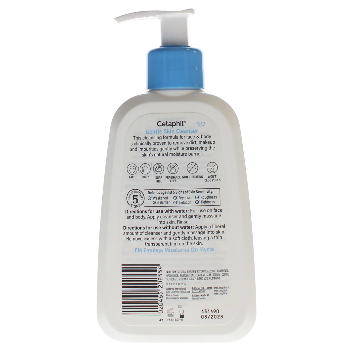 Cetaphil 236ml Gentle Cleanser
