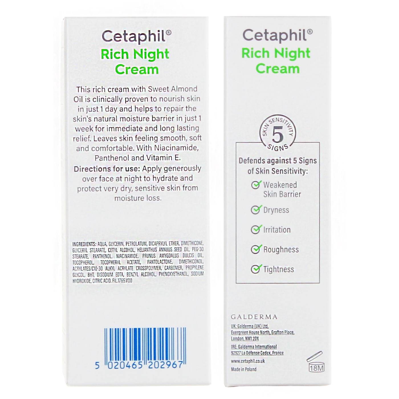 CETAPHIL 50G RICH NIGHT CREAM