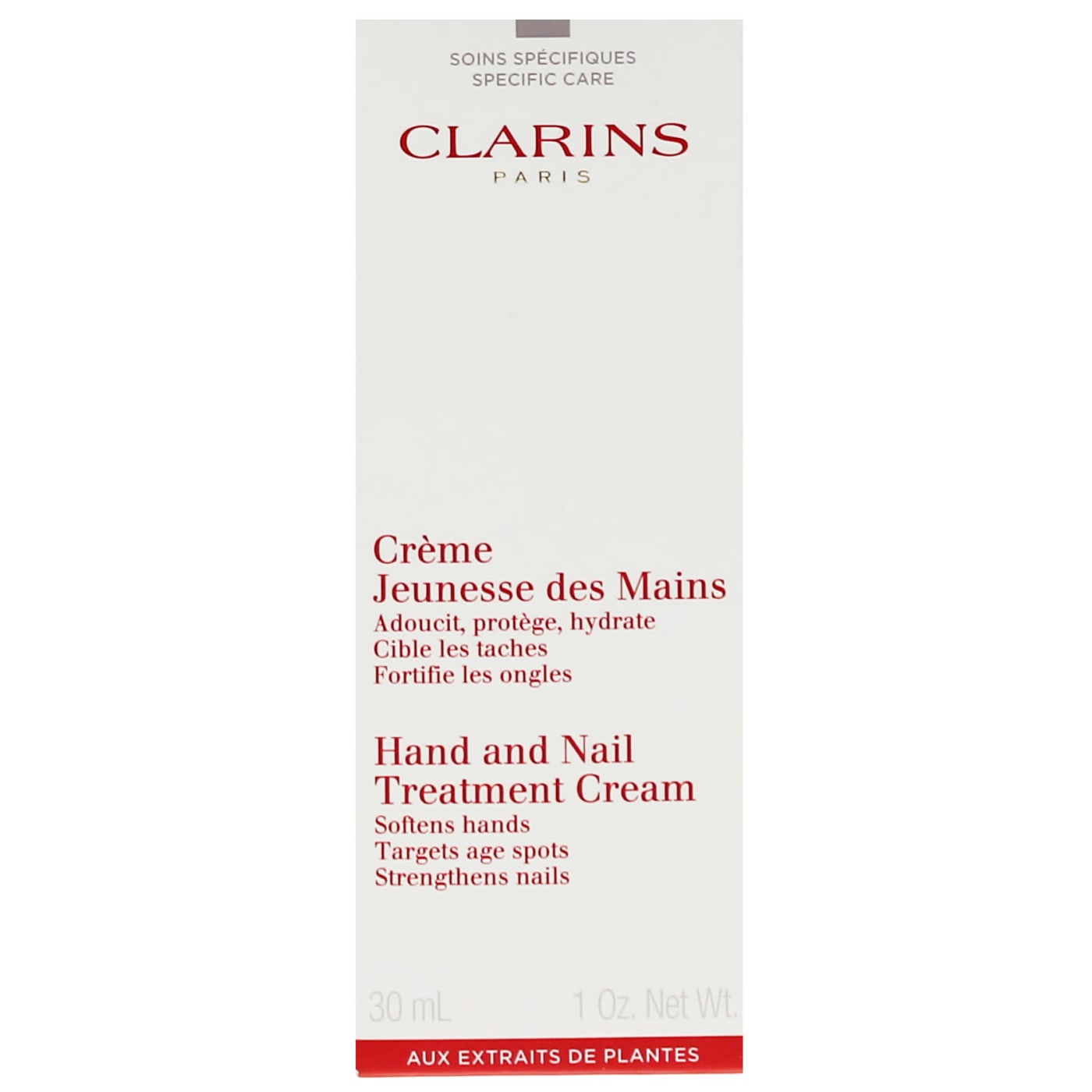 CLARINS 30ML HAND AND NAIL TREATMENT CREAM