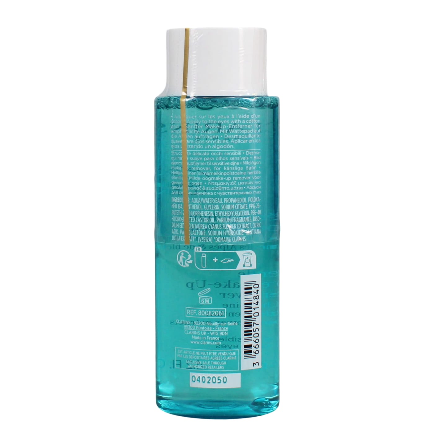 Clarins 125ml Eye Make-Up Remover Gentle