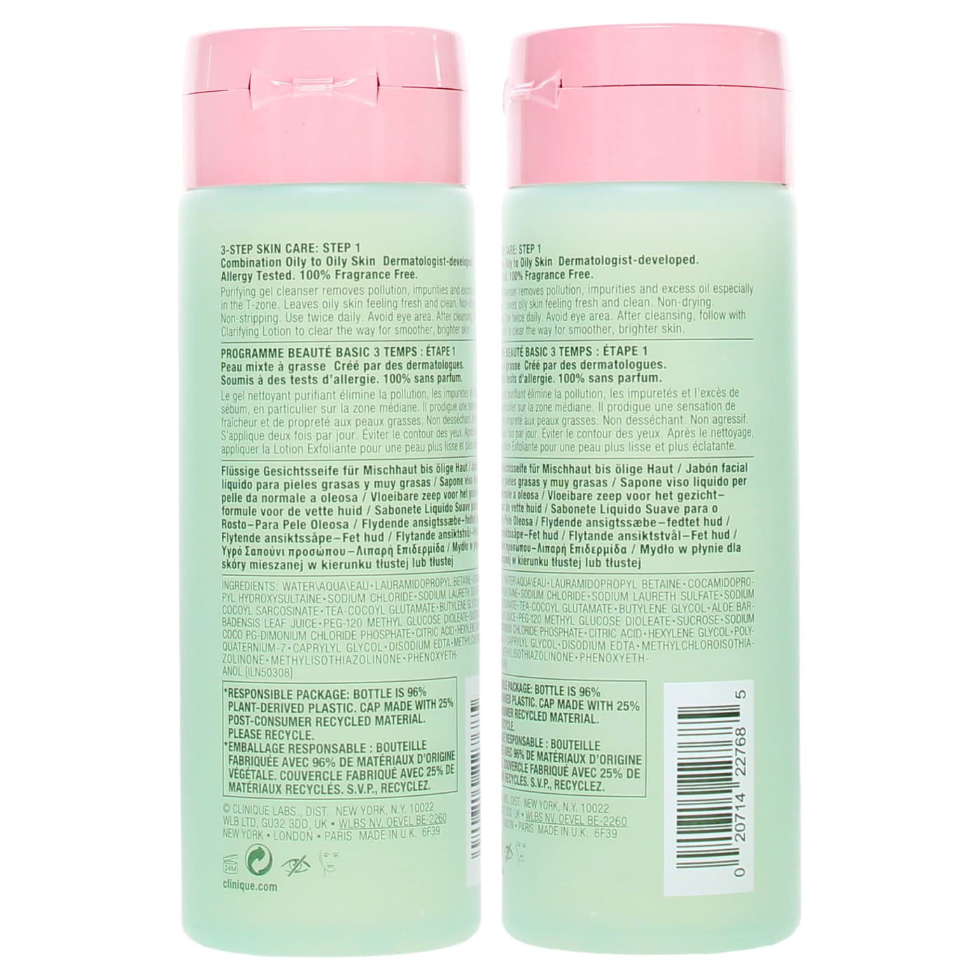 CLINIQUE 200ML LIQUID FACIAL SOAP OILY