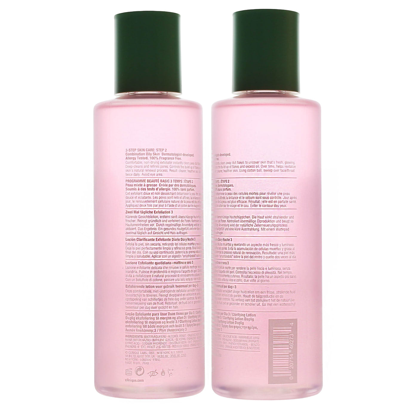 Clinique 400ml Clarifying Lotion 3 Combination Oily