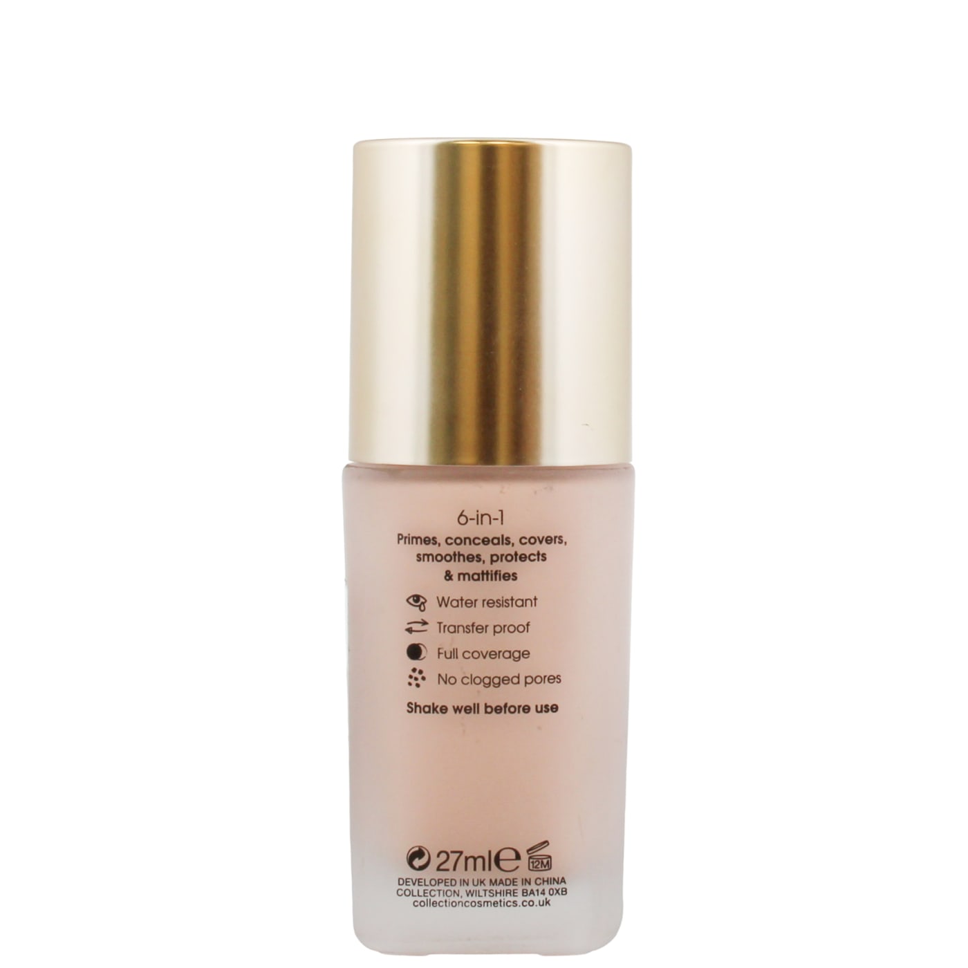 COLLECTION LASTING PERFECTION 27ML MATTE FOUNDATION ROSE PORCELAIN