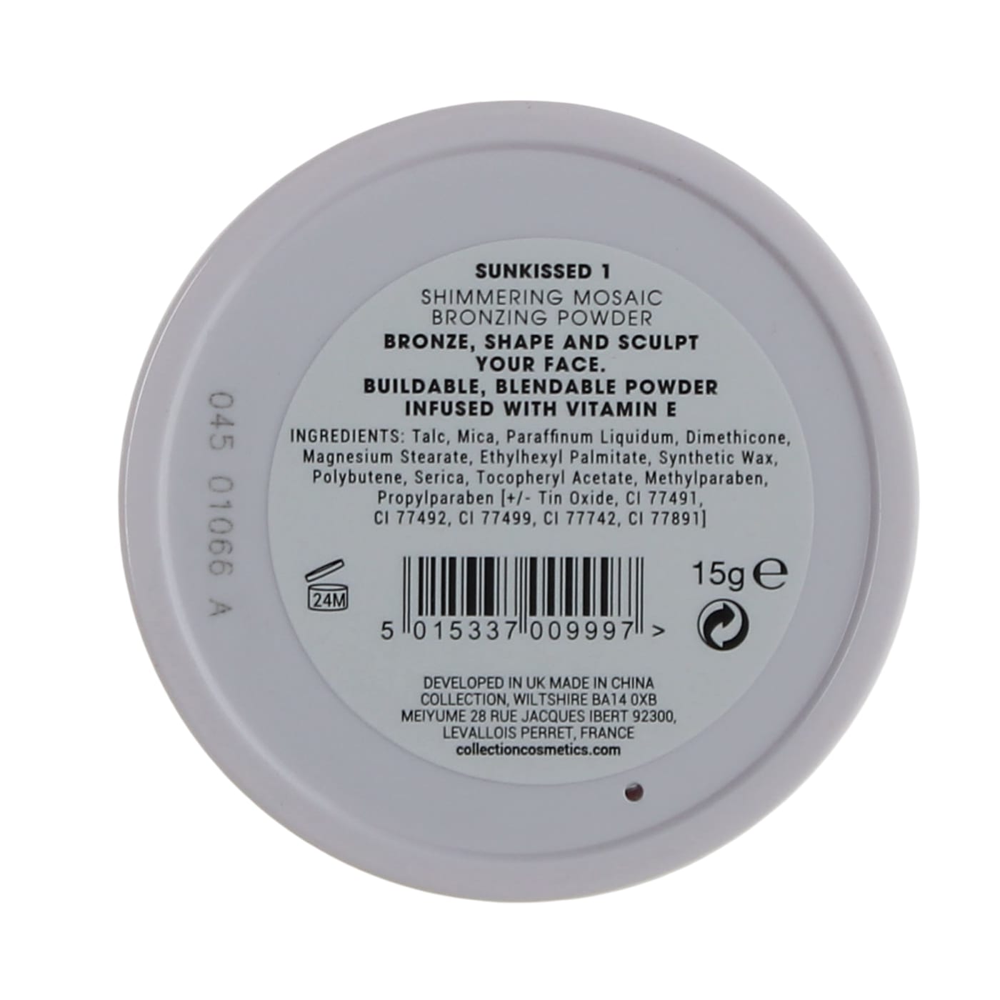 COLLECTION BRONZE GLOW 15G POWDER MOSAIC SUNKISSED