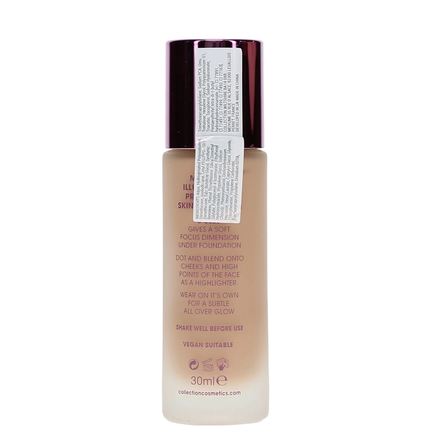 Collection Gorgeous Glow Filter Finish Primer Fair Medium 002