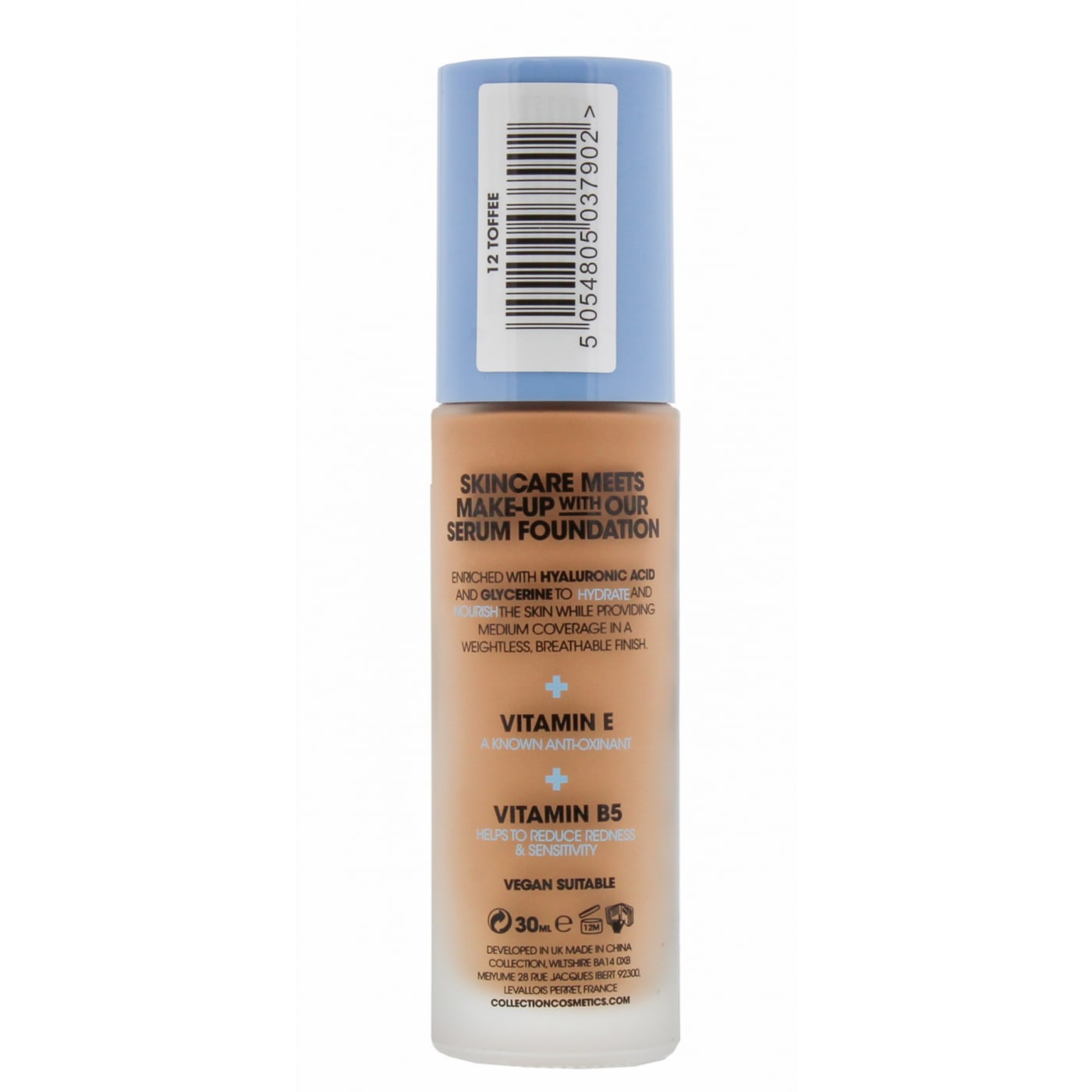 COLLECTION HYDRA SERUM 30ML FOUNDATION TOFFEE 12